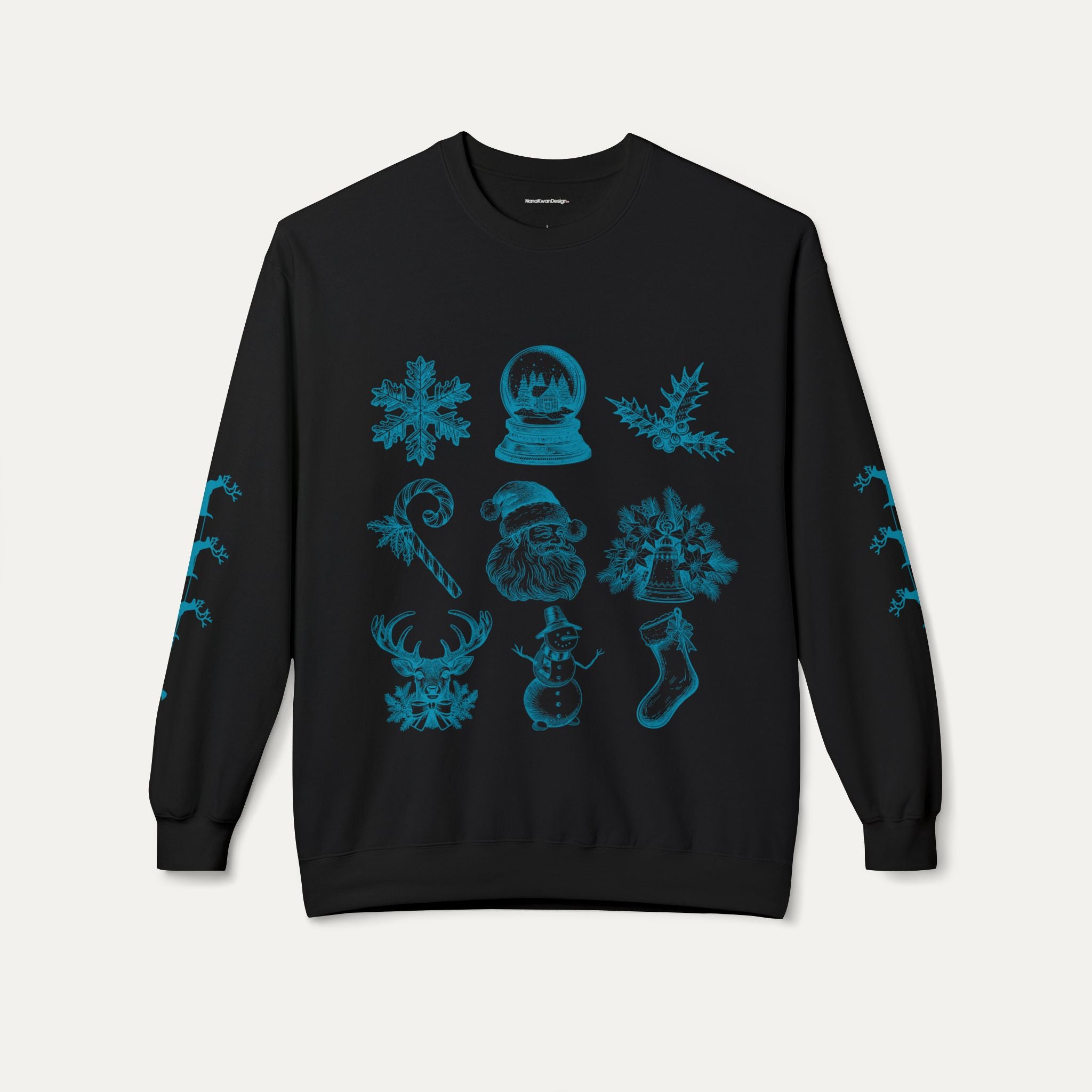 Cozy Holiday Sweatshirt with Winter Designs