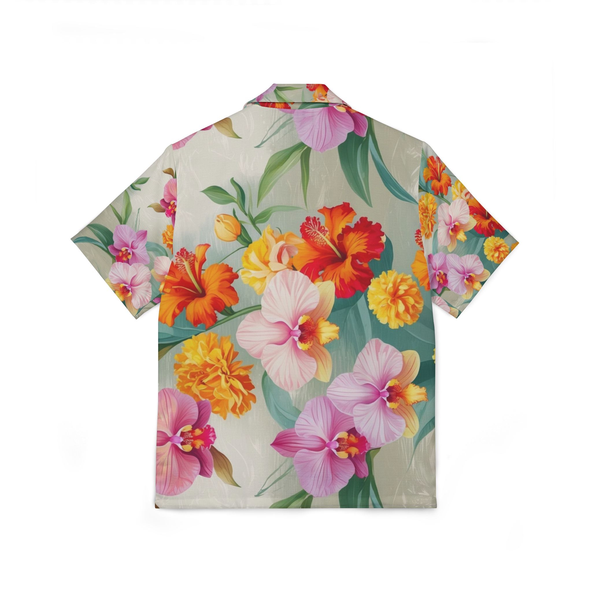 Summer flowers Hawaiian Camp Shirt