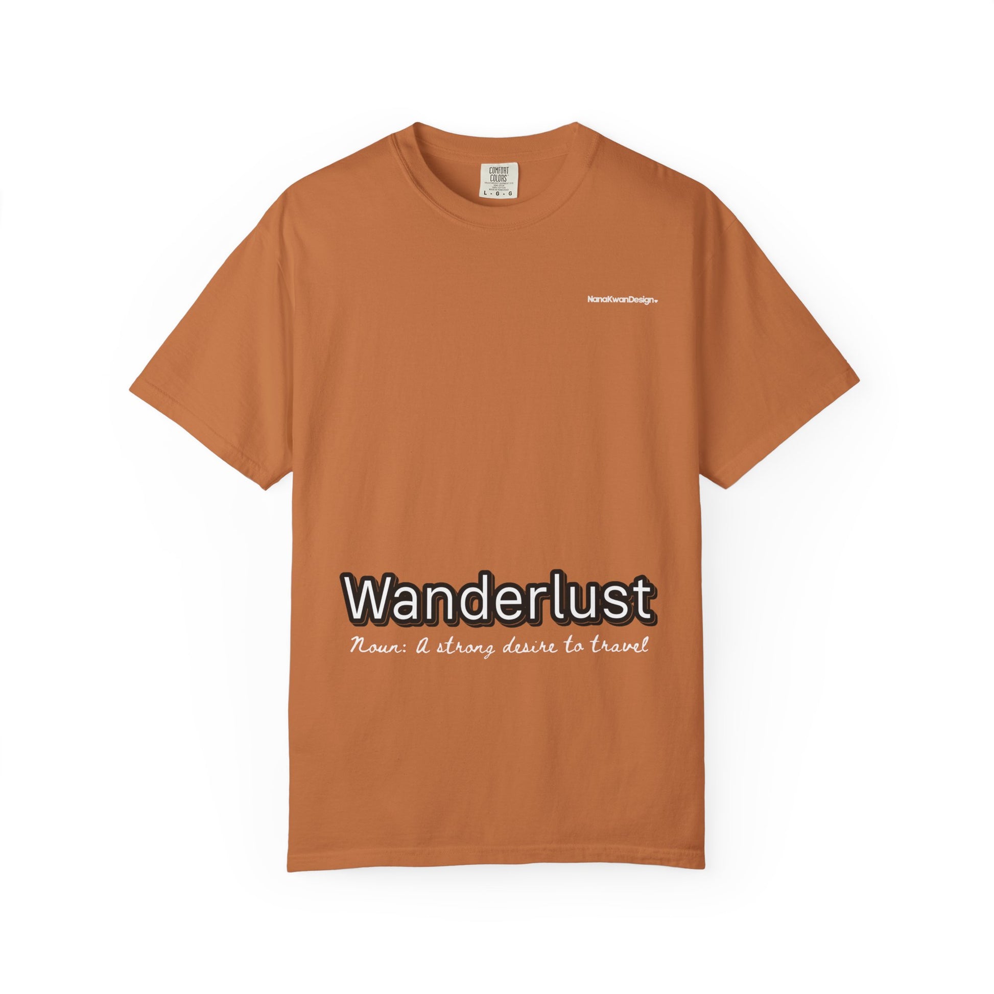 Wanderlust Graphic T-shirt - Summer Colors