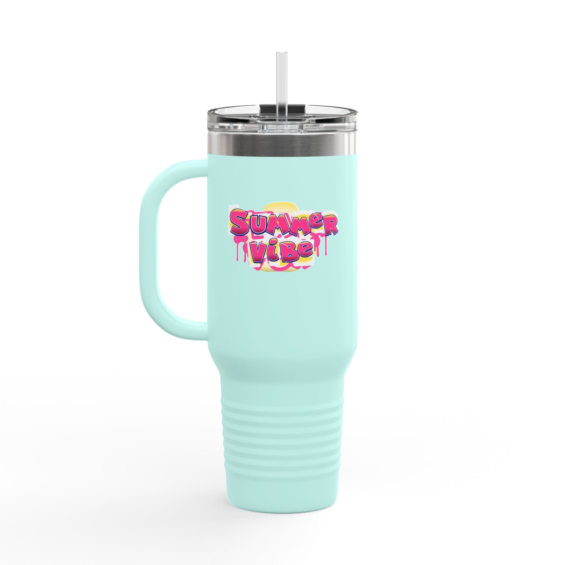 Vibrant Summer Vibes Travel Mug