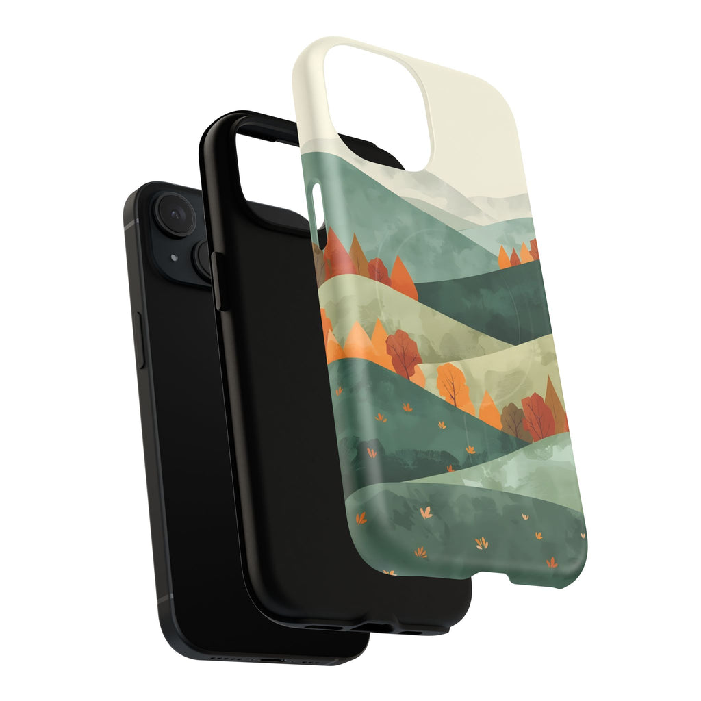 Nature-Inspired Tough Magnetic Cases
