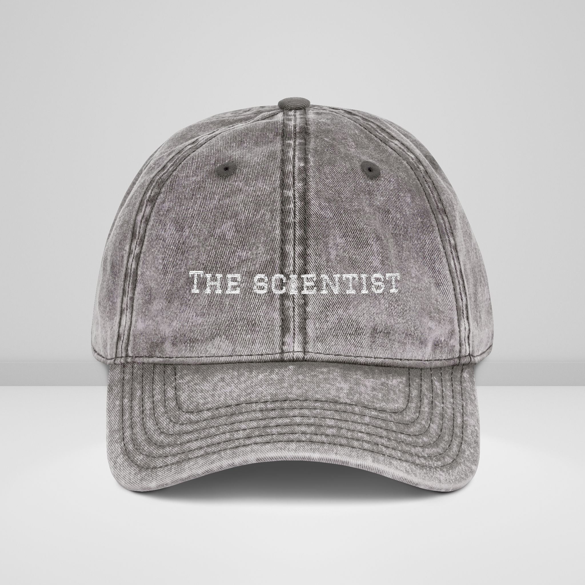 Embroidery Cap - The Scientist Vintage Style