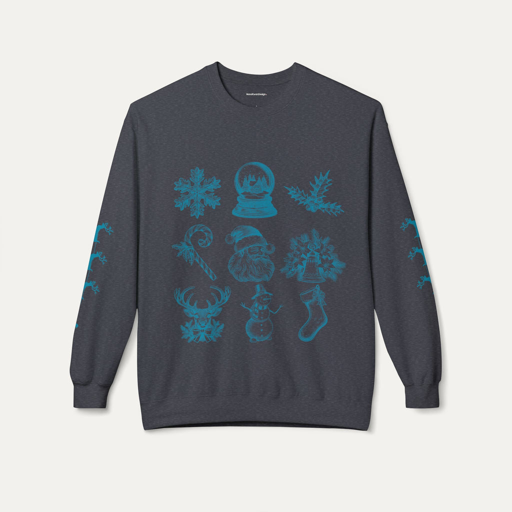 Cozy Holiday Sweatshirt with Winter Designs