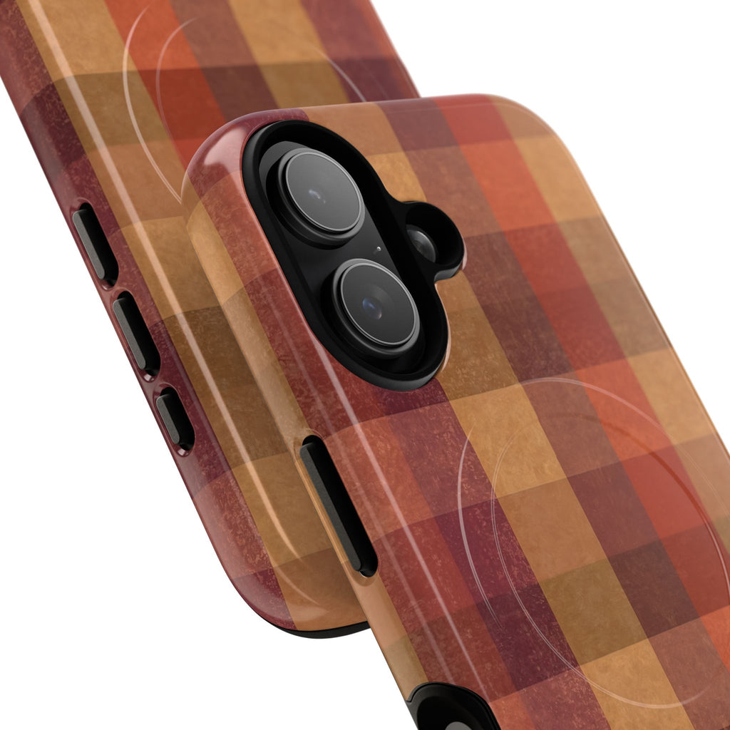 Plaid Tough Magnetic iPhone 7 Case