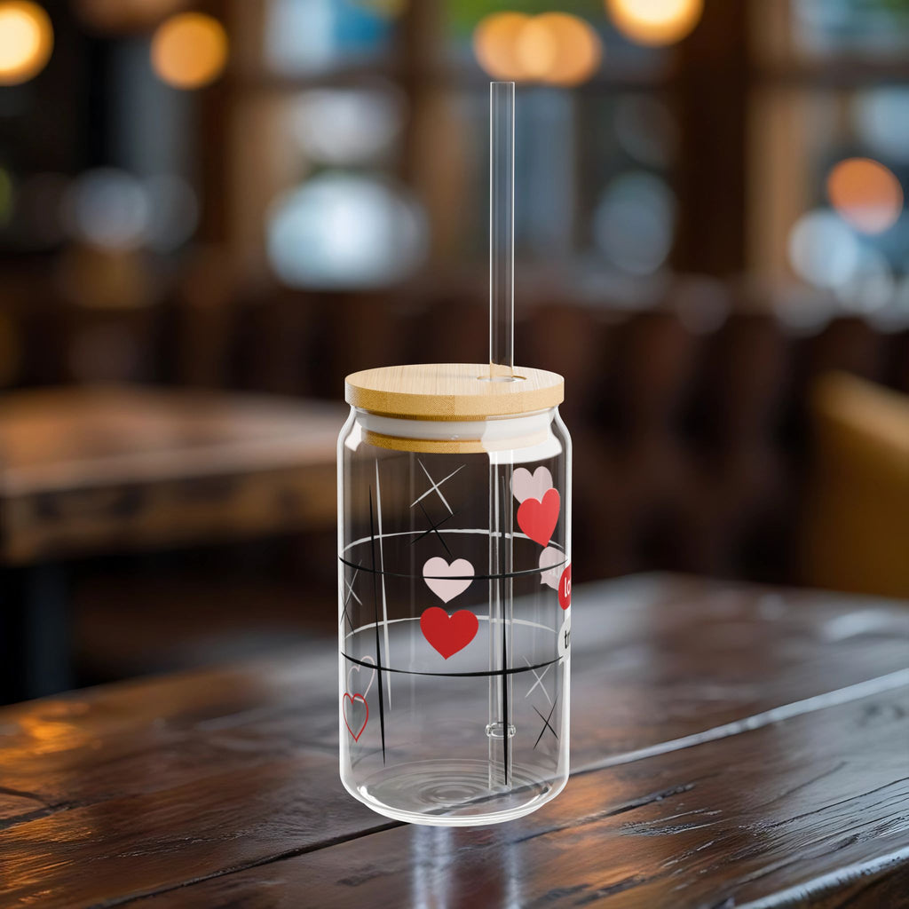 Love You Sipper Glass