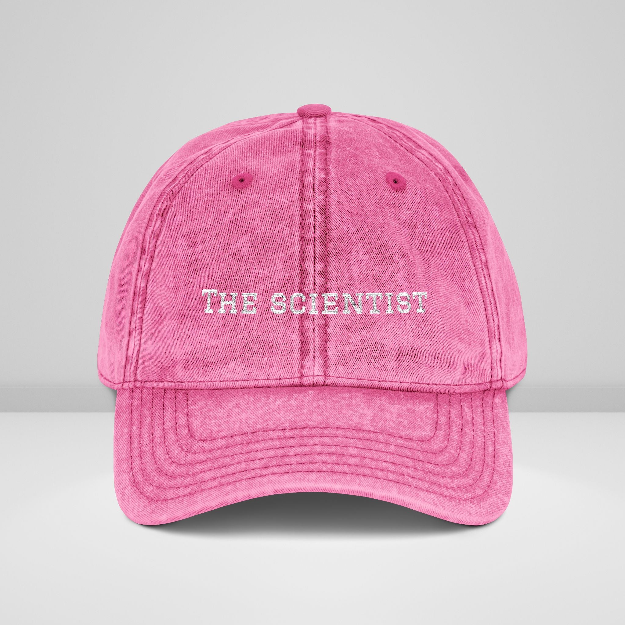 Embroidery Cap - The Scientist Vintage Style