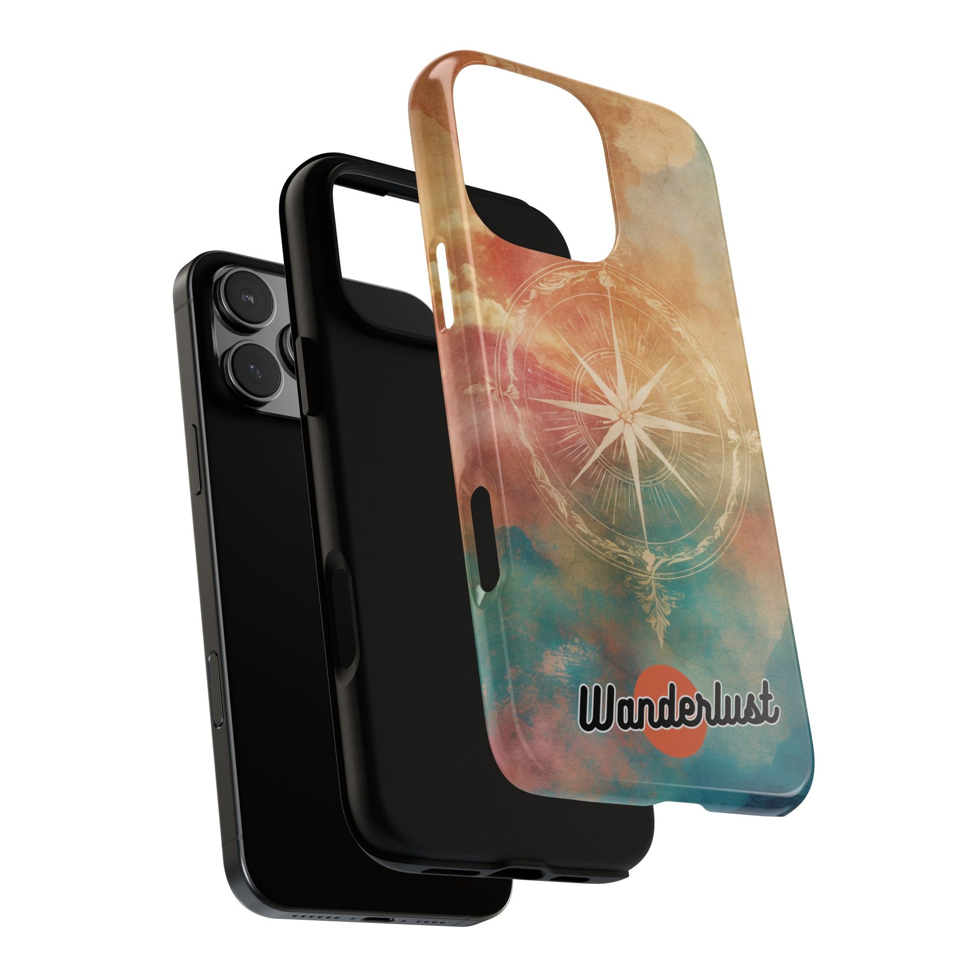NKD Wanderlust Compass Tough Phone Cases