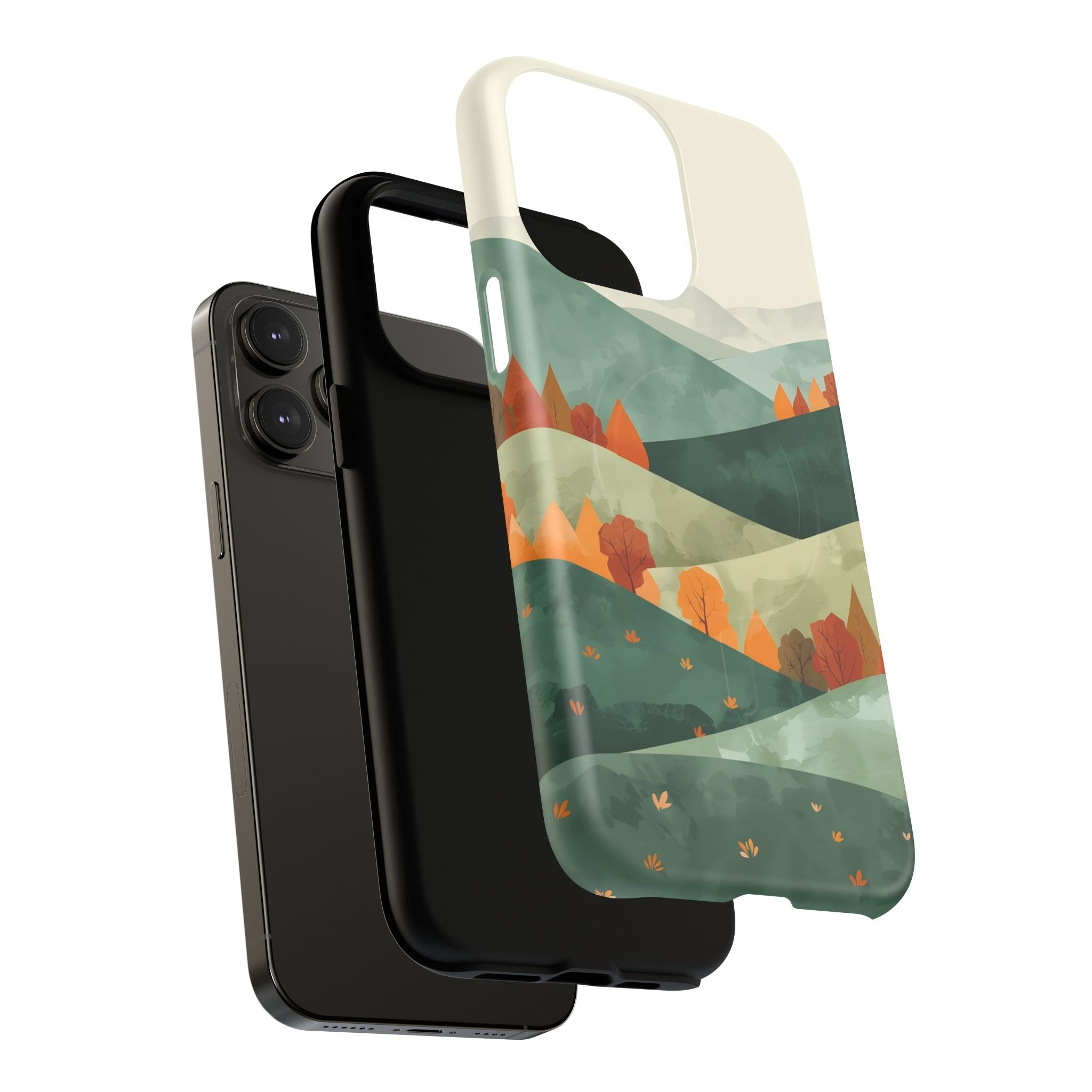 Nature-Inspired Tough Magnetic Cases