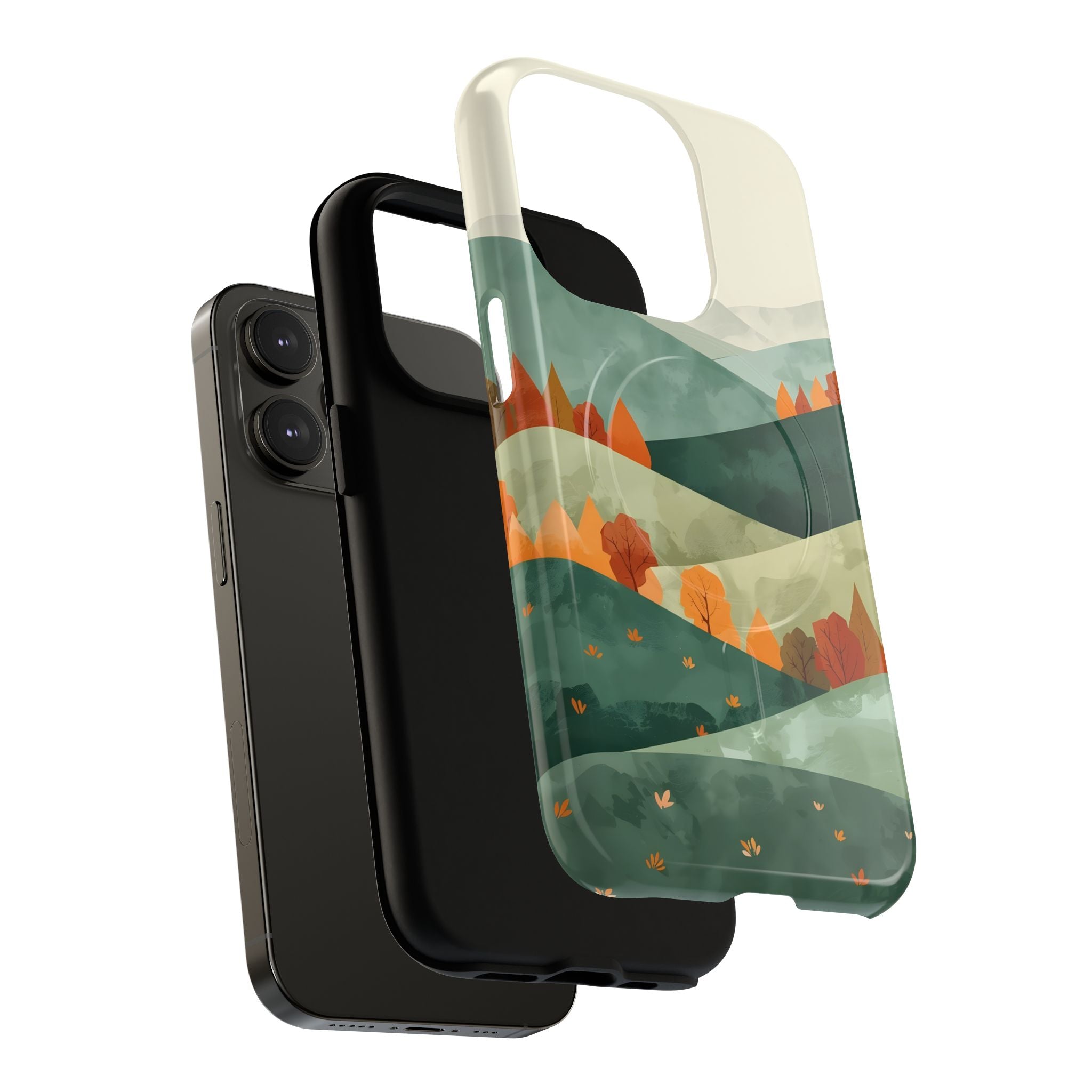 Nature-Inspired Tough Magnetic Cases