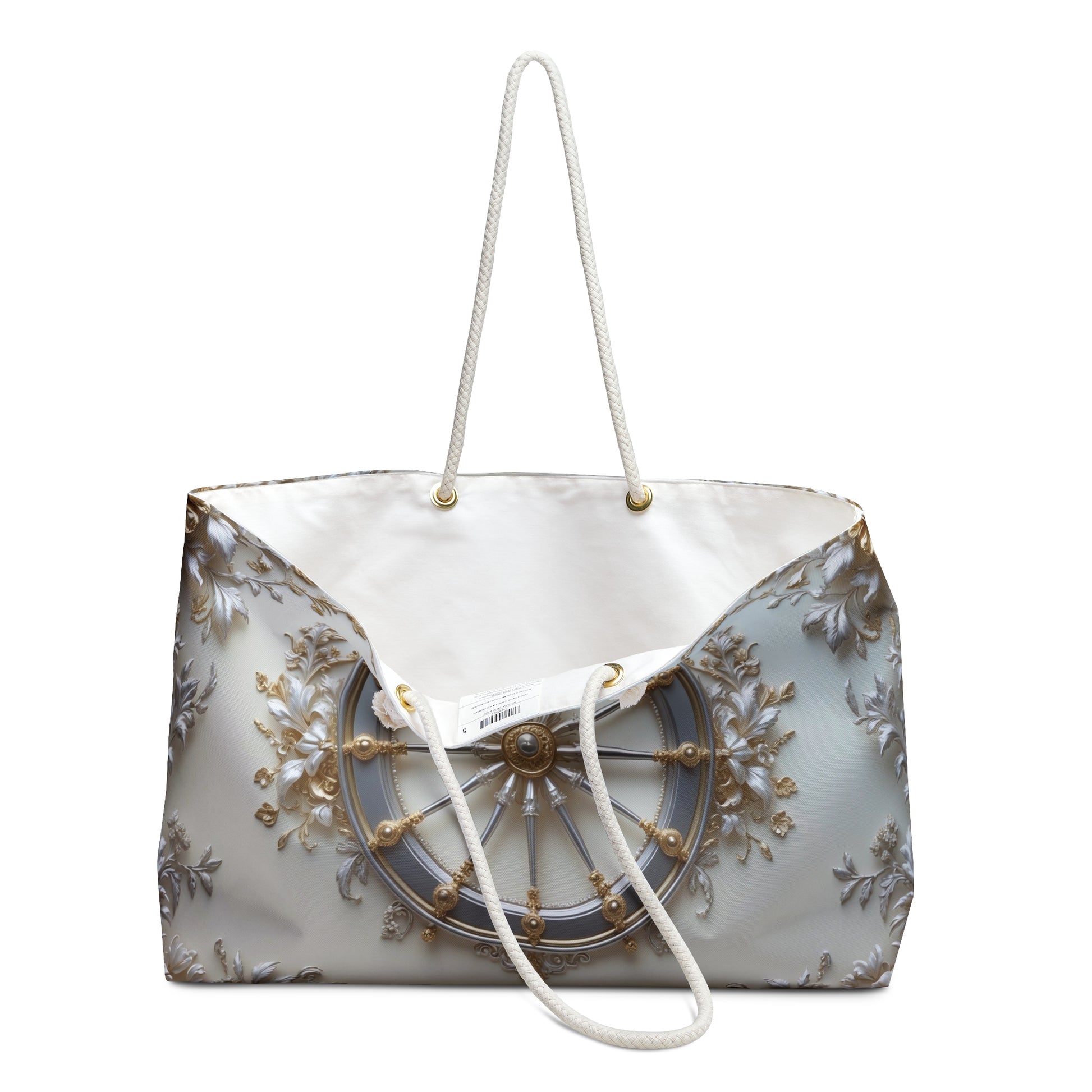 Nautical Chic Wheel Of Fortune Weekender Tote Bag