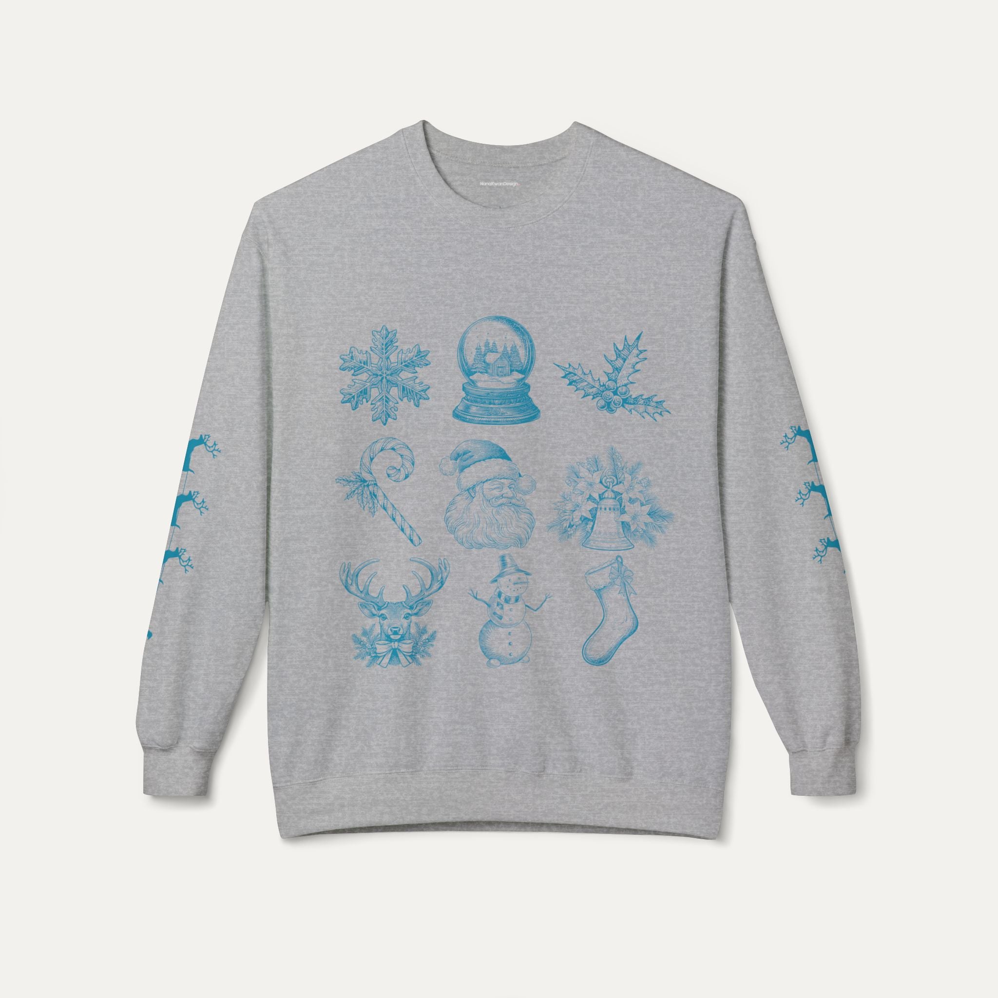 Cozy Holiday Sweatshirt with Winter Designs