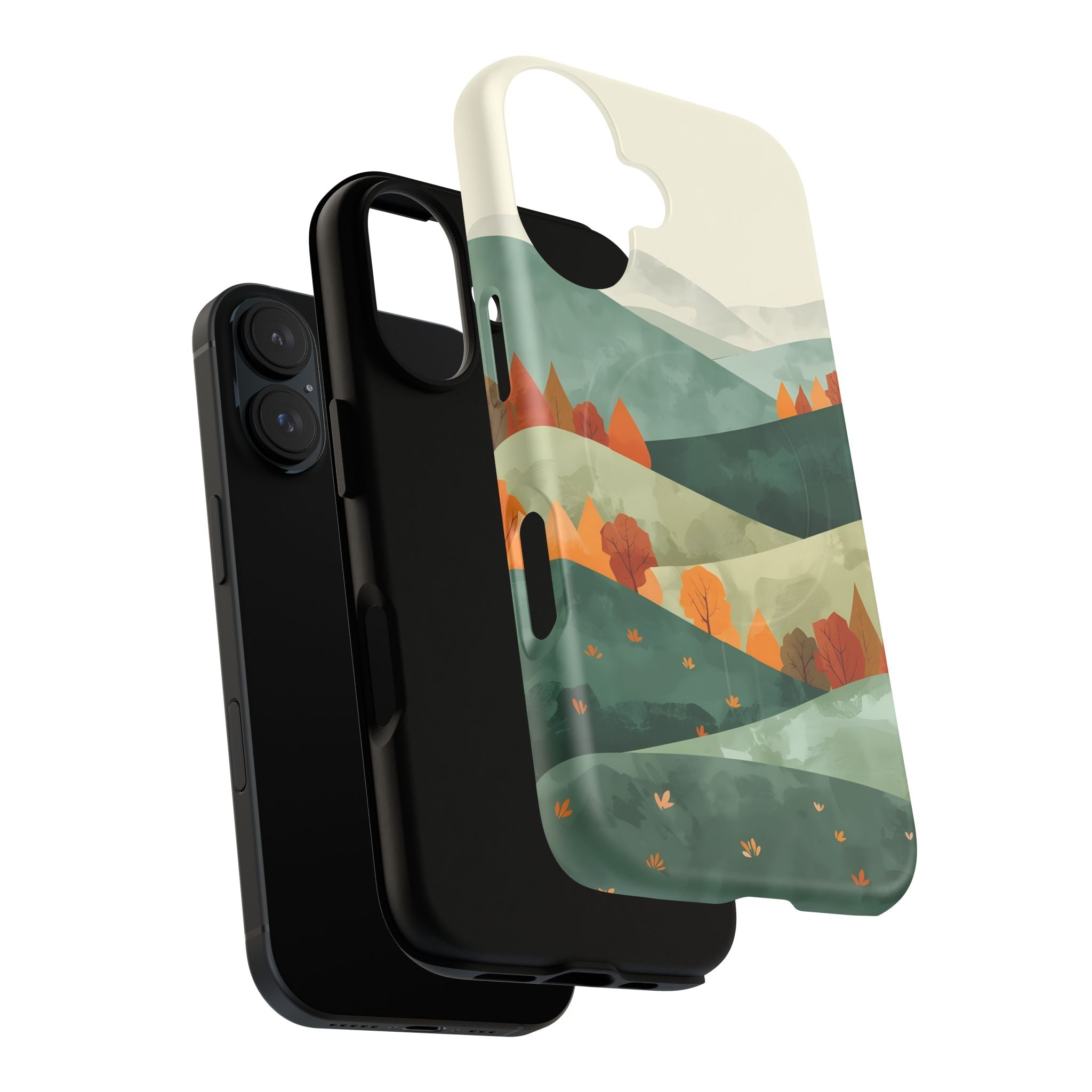 Nature-Inspired Tough Magnetic Cases