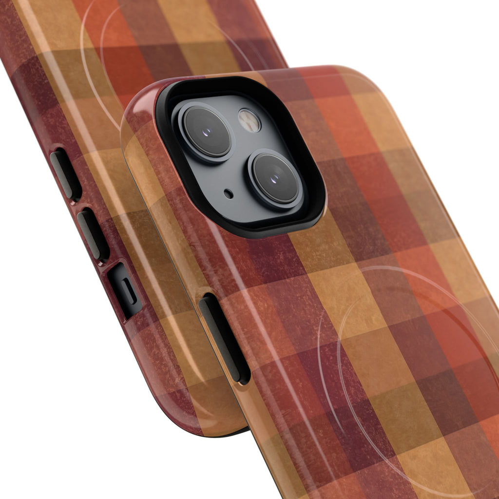 Plaid Tough Magnetic iPhone 7 Case