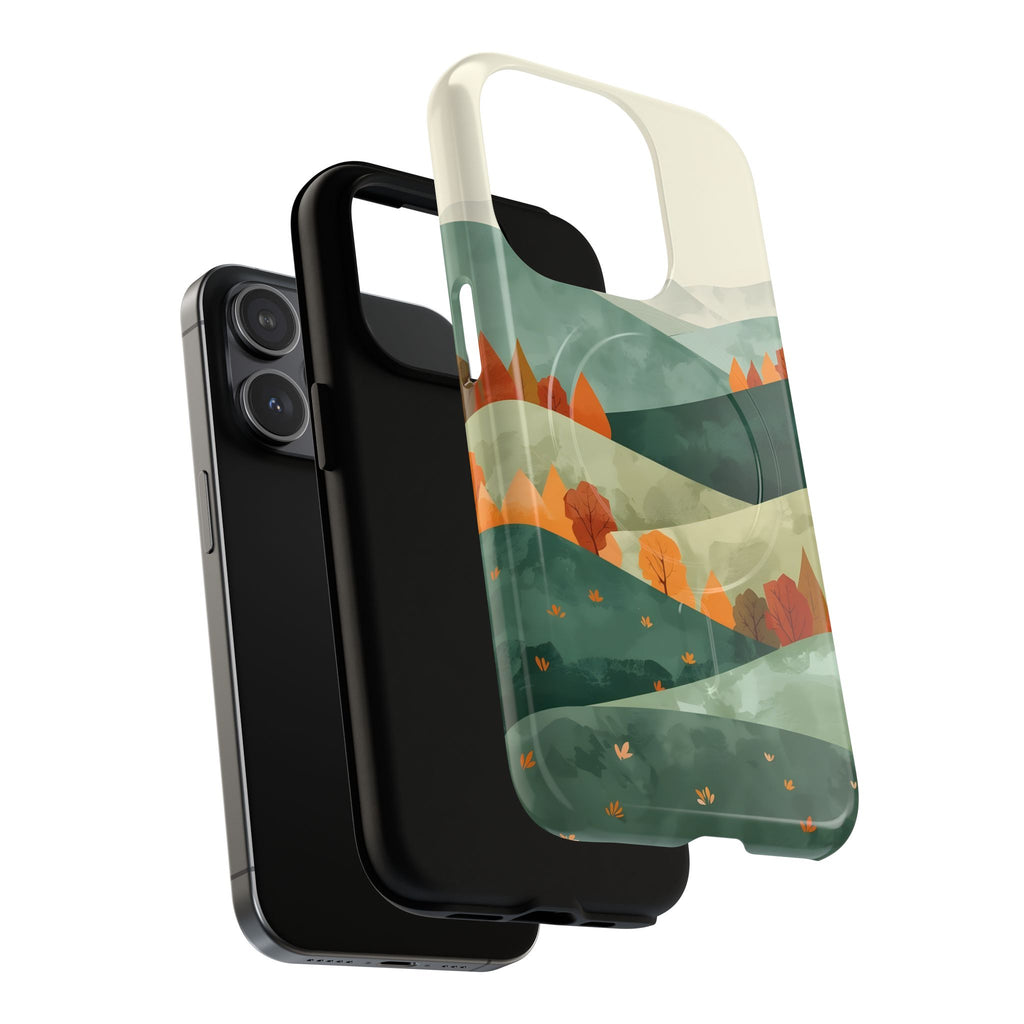 Nature-Inspired Tough Magnetic Cases