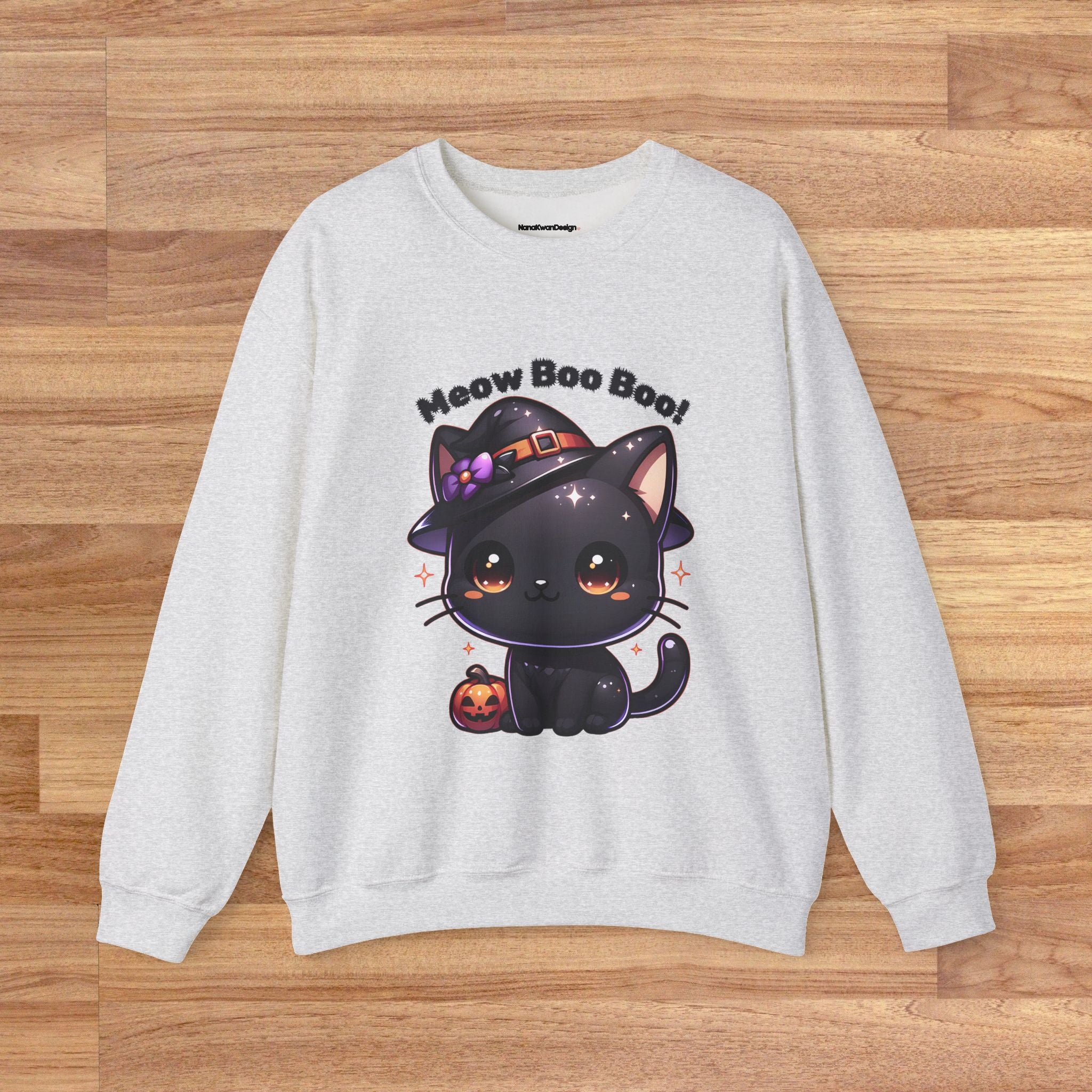 Cute Halloween Cat Sweatshirt