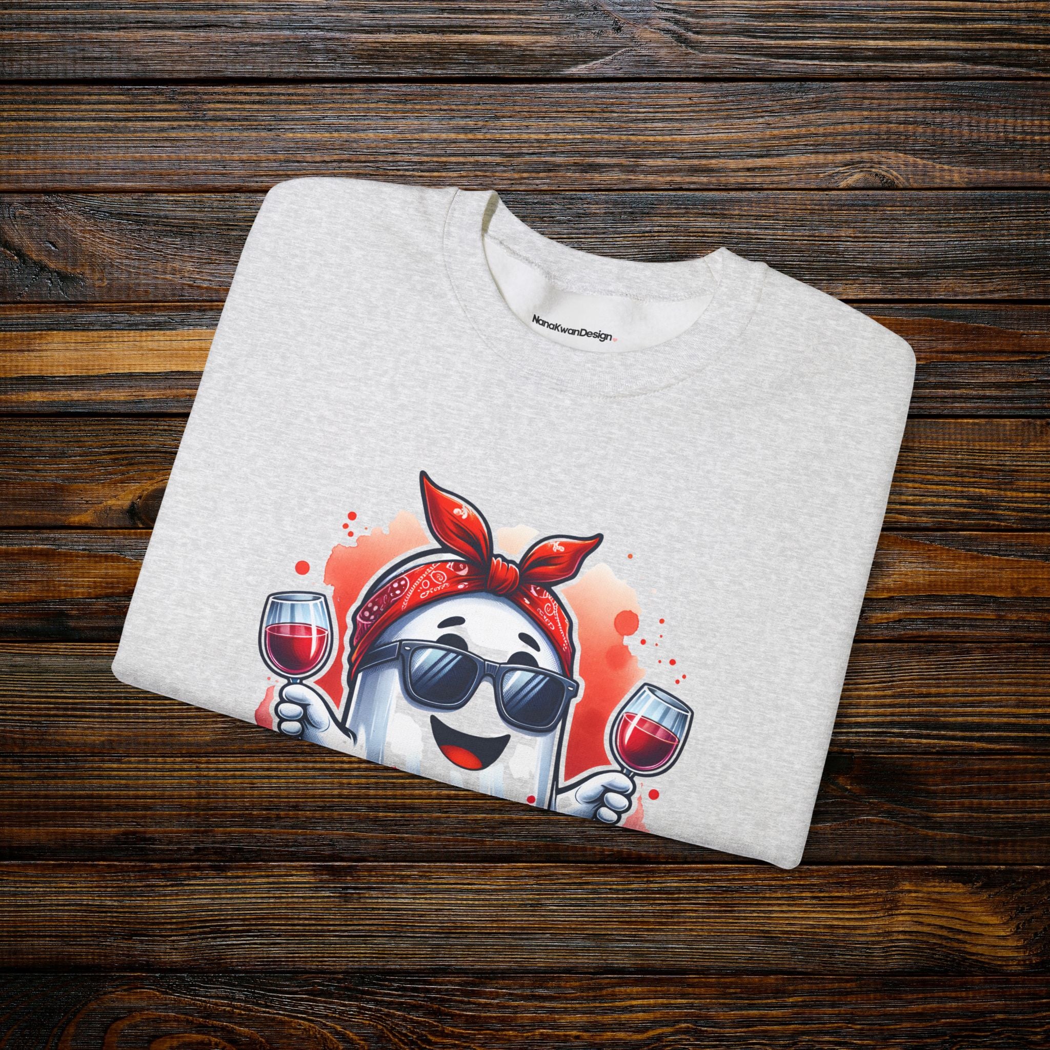 Wine Boo Sweatshirt