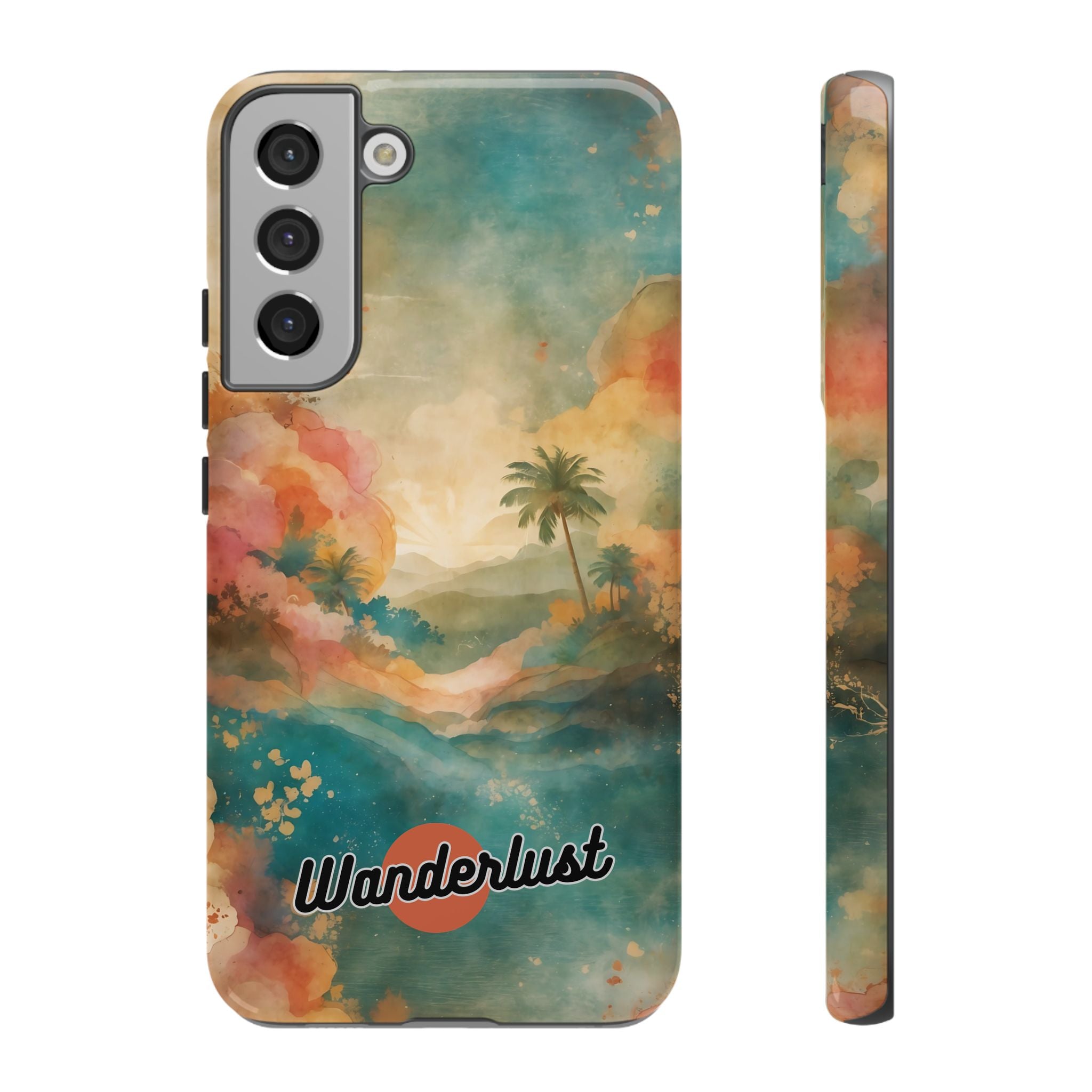 Tropical Earth View Wanderlust Tough Phone Case