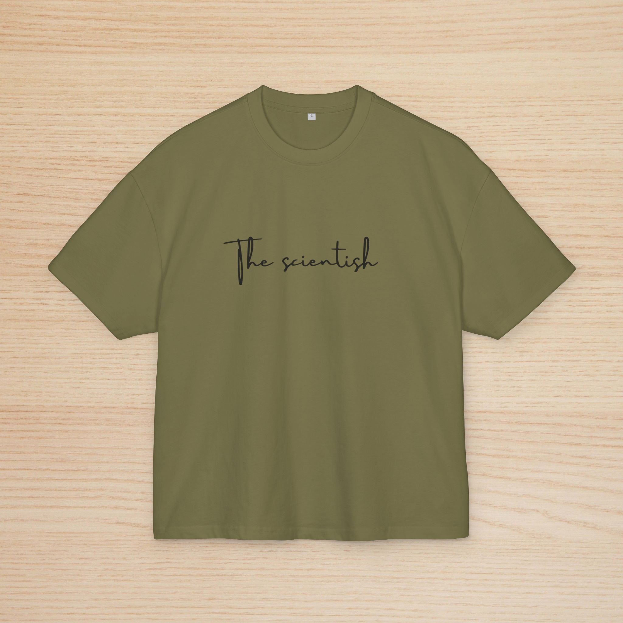 The Scientist Unisex Cotton Oversized T-Shirt