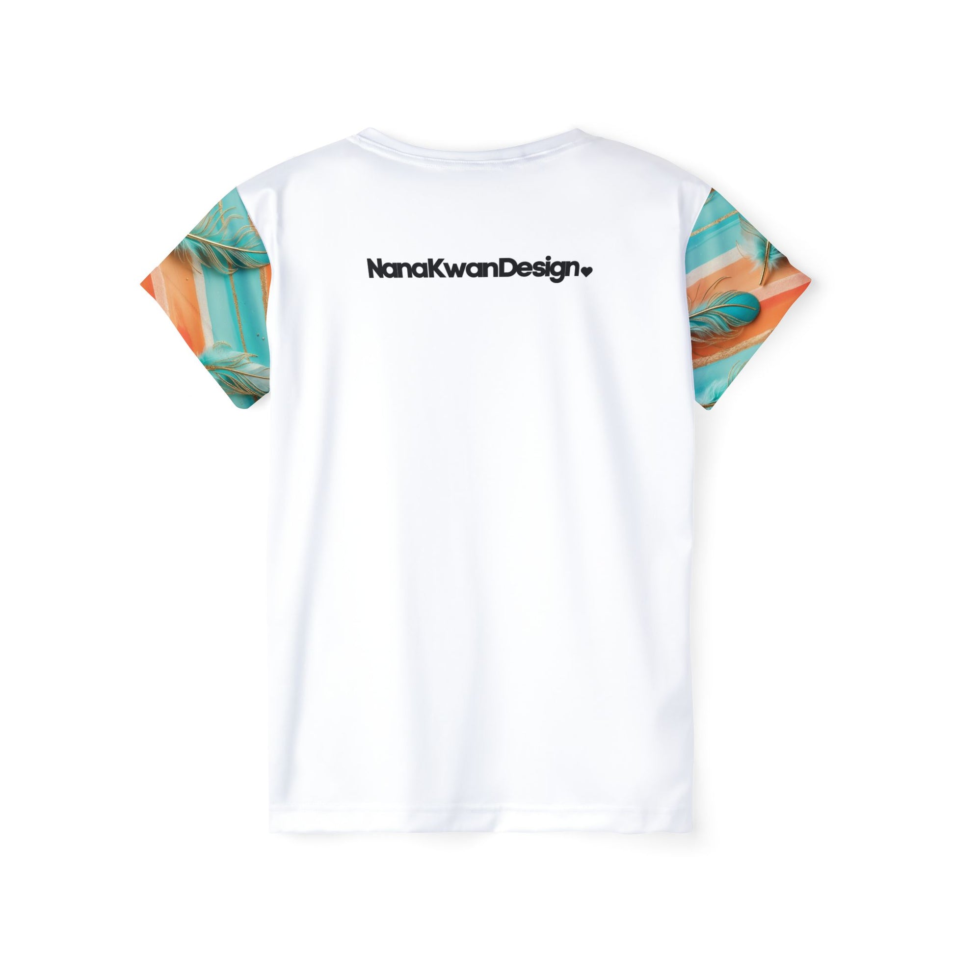 Sports Jersey Teal Feather Design