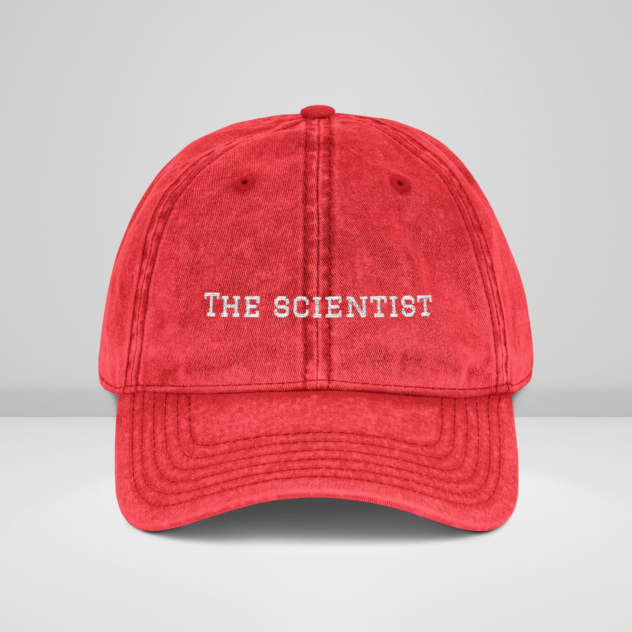 Embroidery Cap - The Scientist Vintage Style
