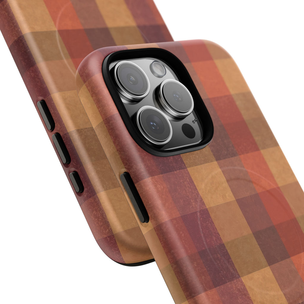 Plaid Tough Magnetic iPhone 7 Case