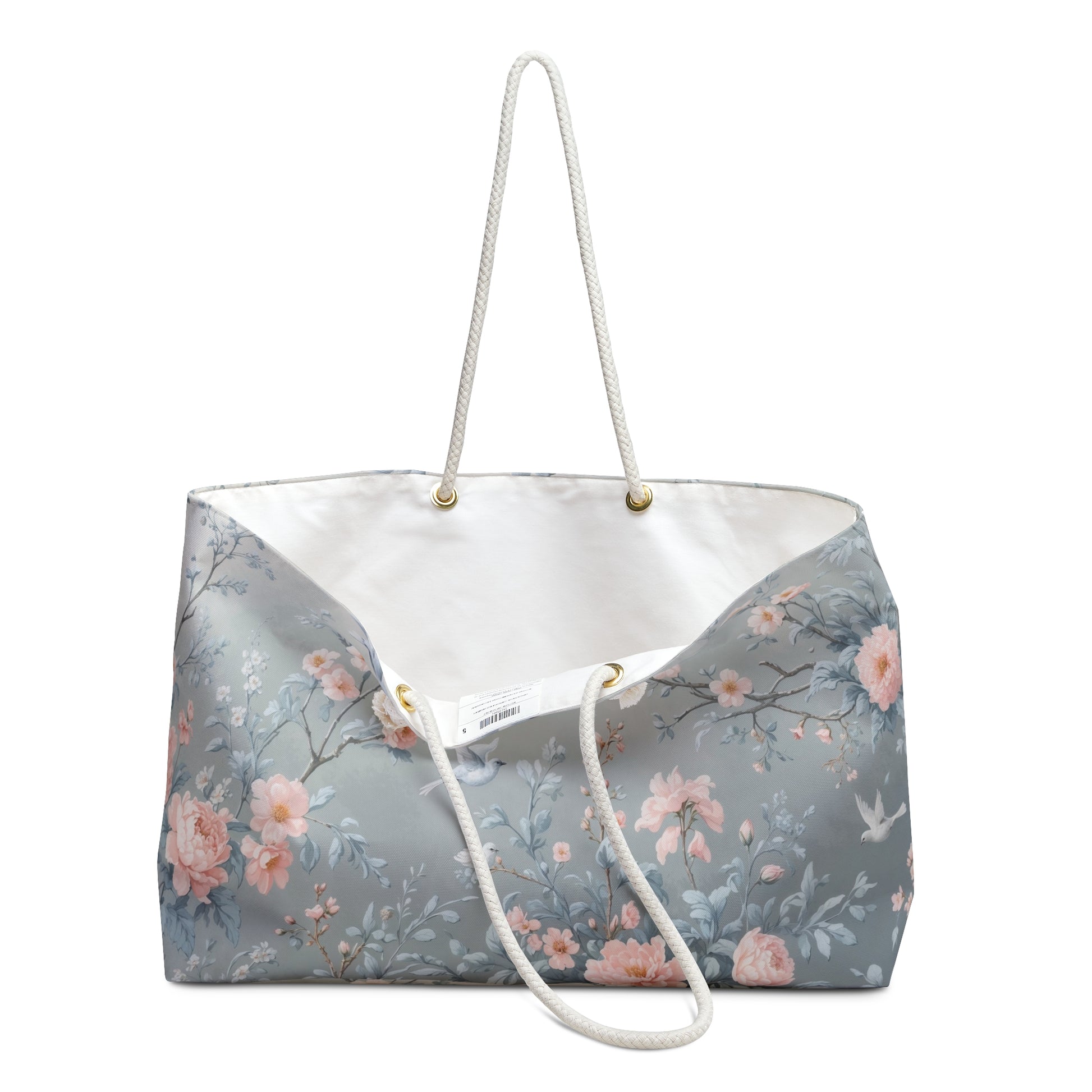Morning Garden Floral Weekender Tote Bag