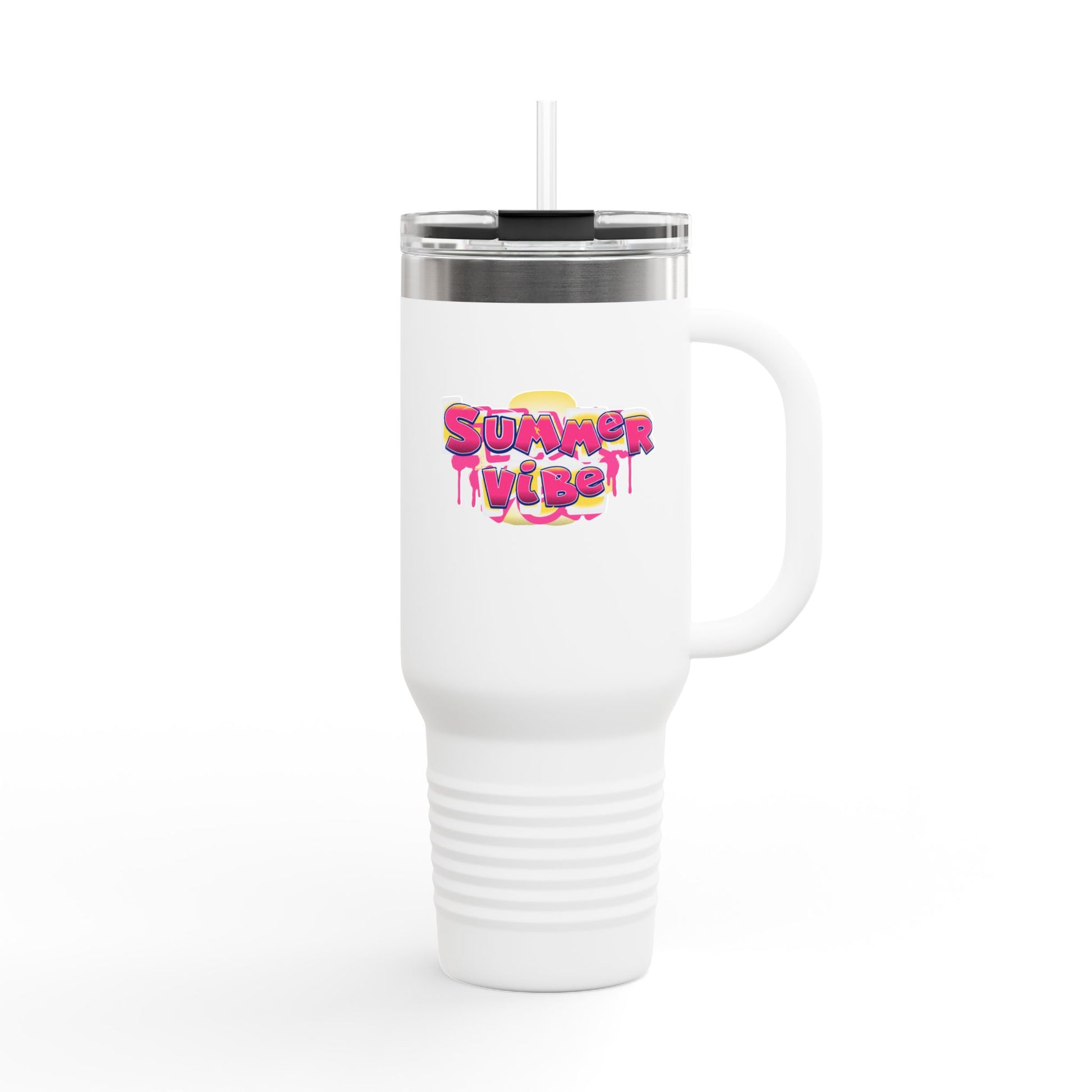 Vibrant Summer Vibes Travel Mug