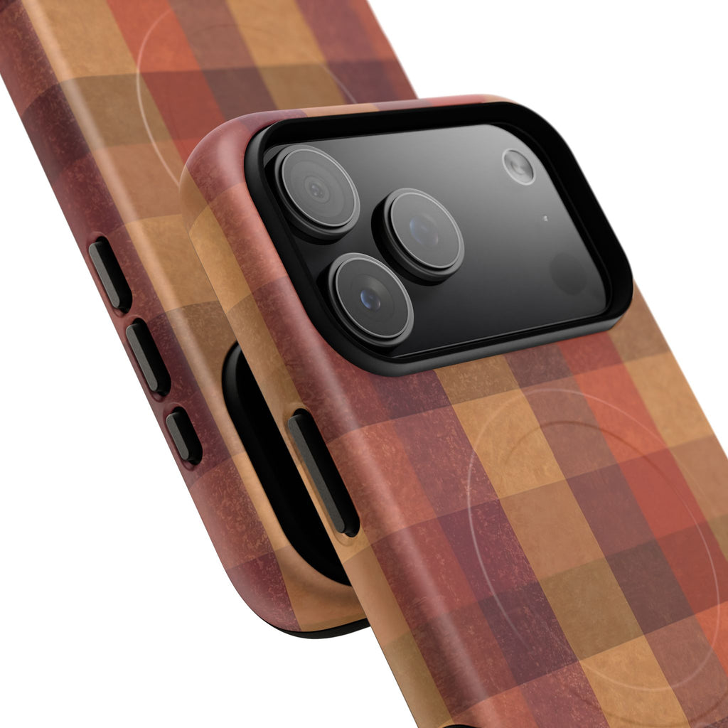 Plaid Tough Magnetic iPhone 7 Case