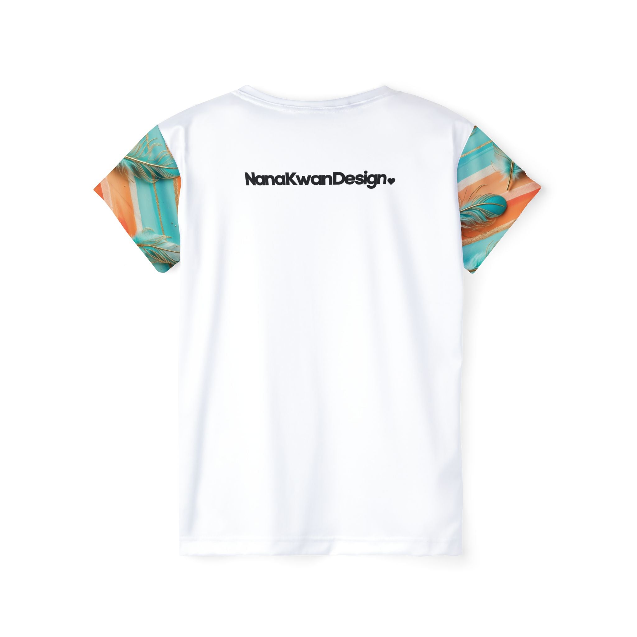 Sports Jersey Teal Feather Design