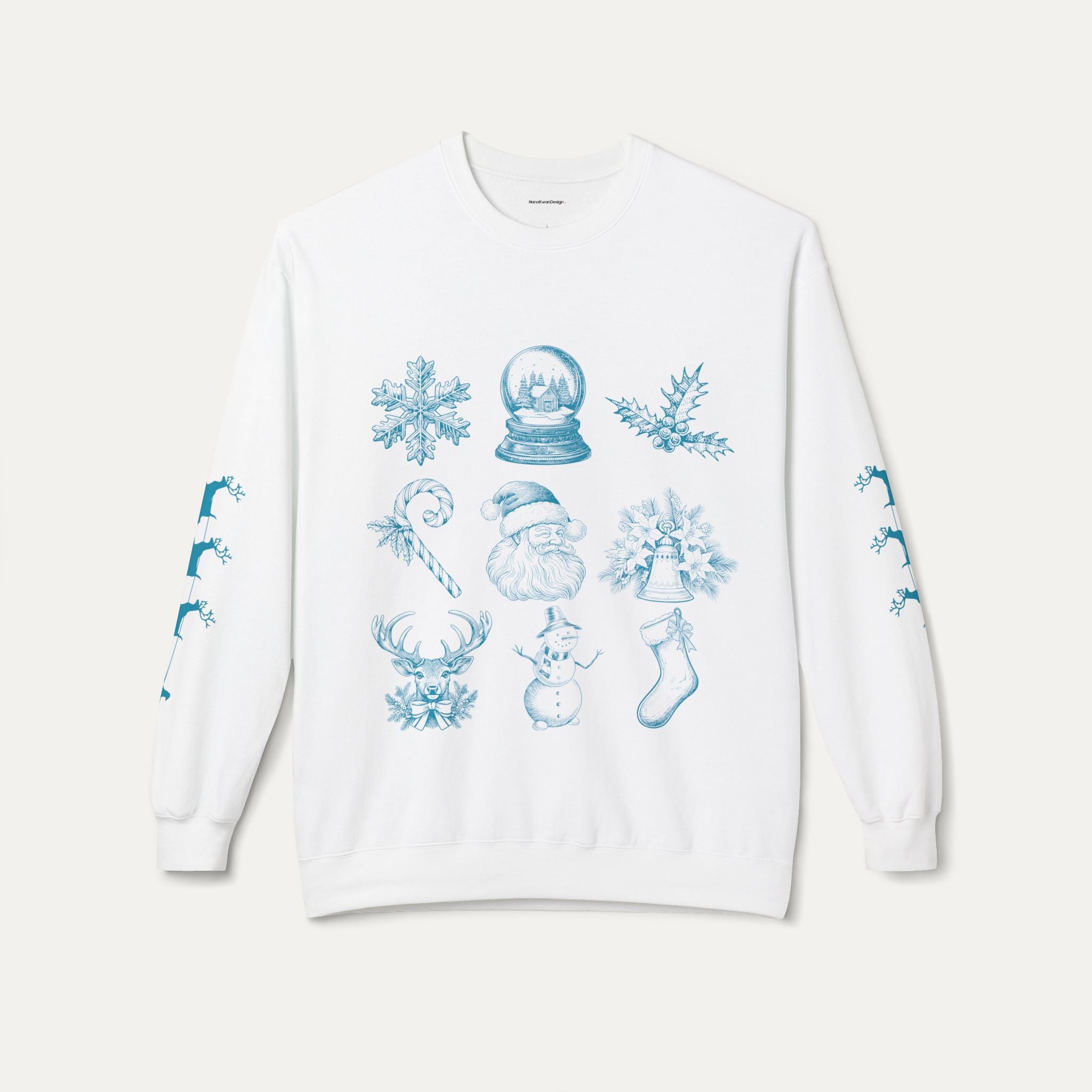Cozy Holiday Sweatshirt with Winter Designs