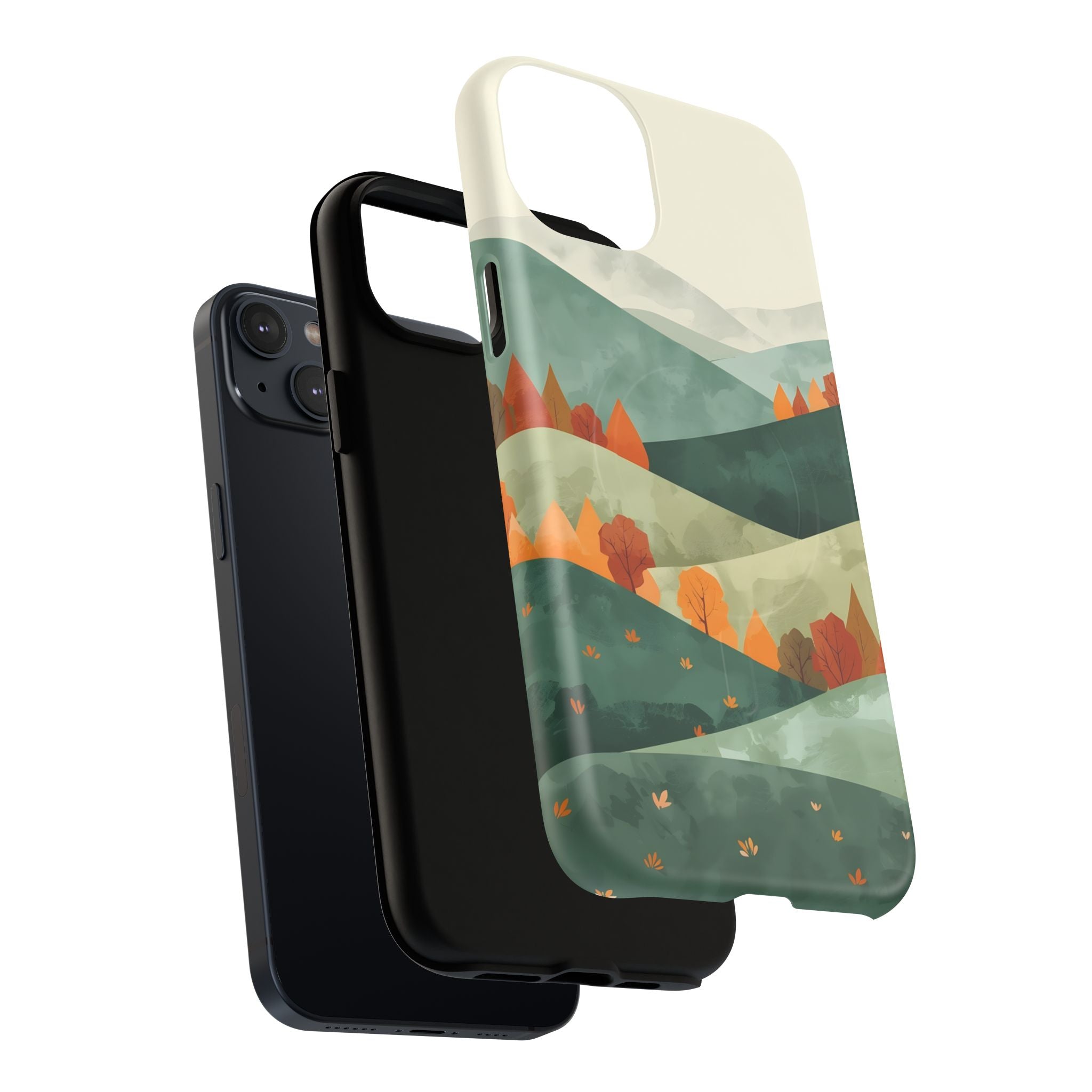 Nature-Inspired Tough Magnetic Cases