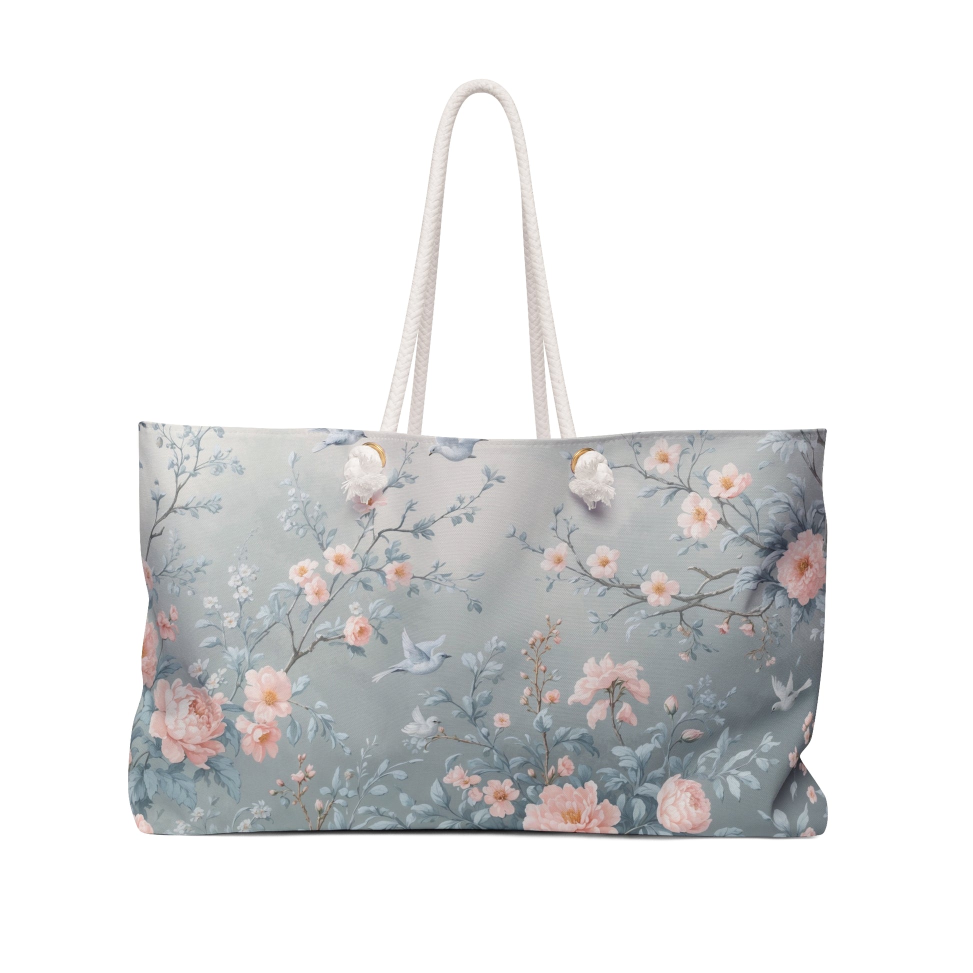 Morning Garden Floral Weekender Tote Bag