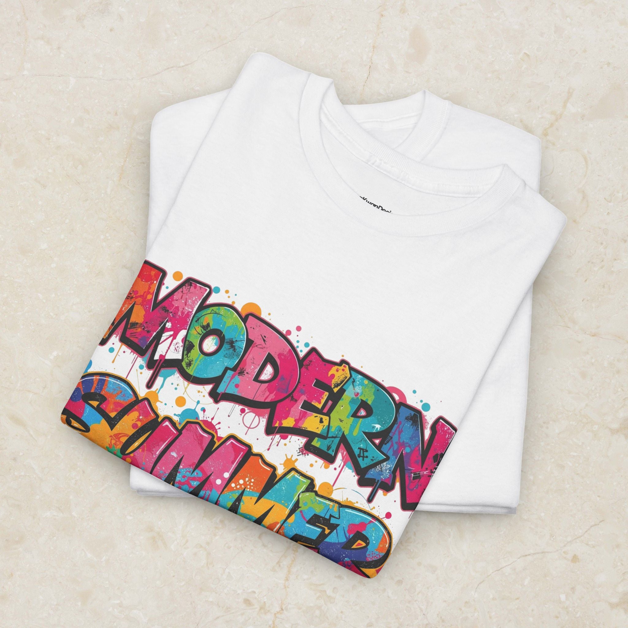 Graffiti Style Summer Women Tee
