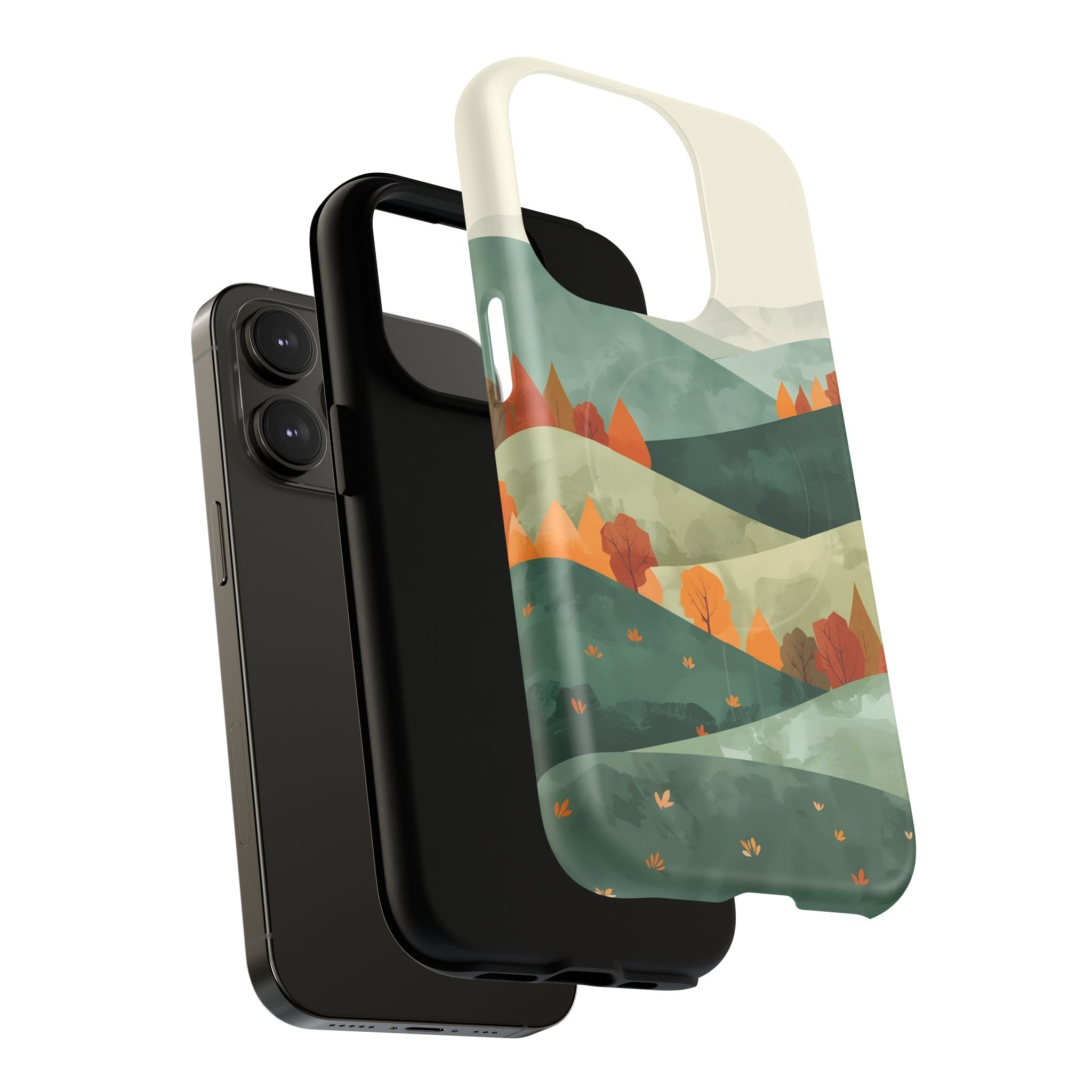 Nature-Inspired Tough Magnetic Cases