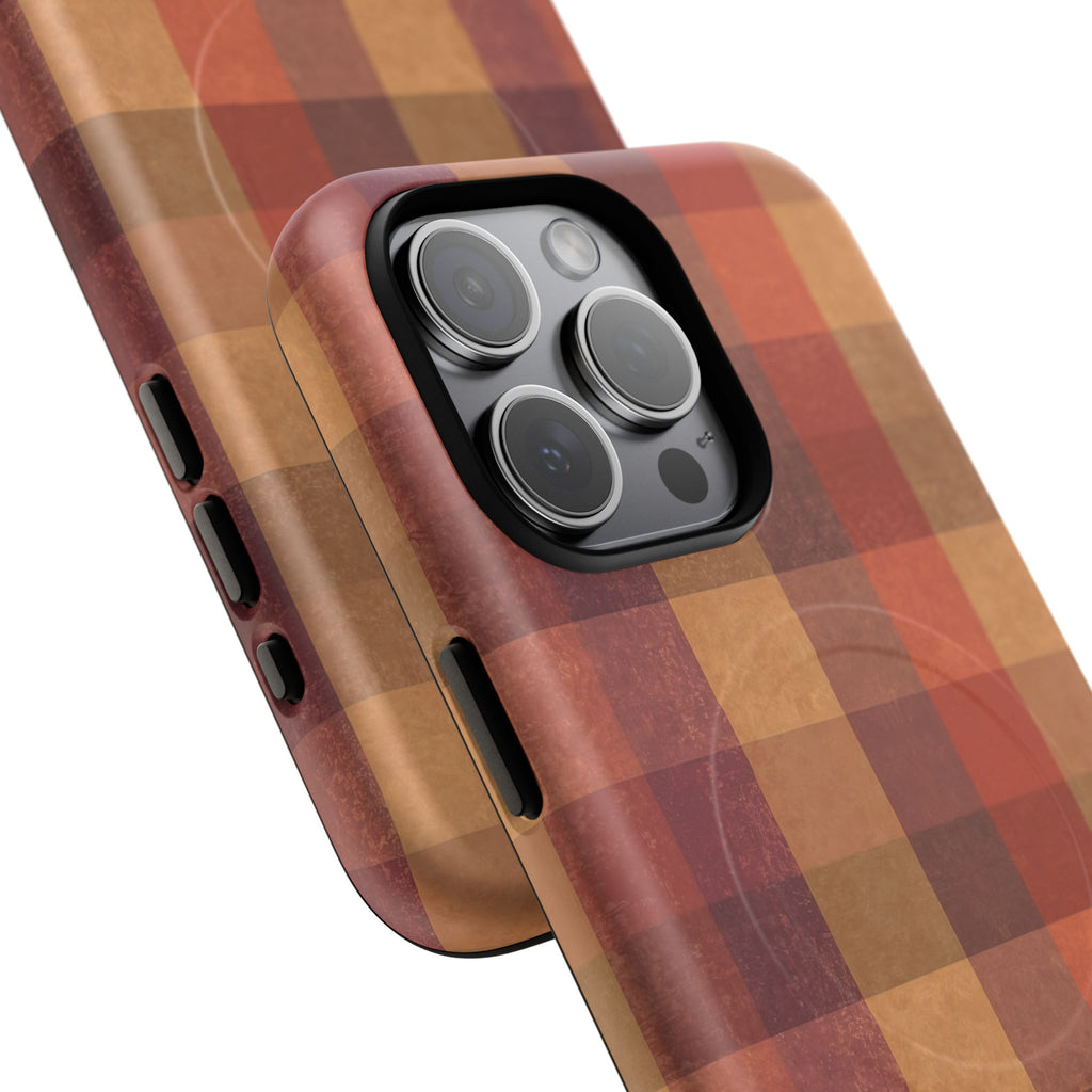 Plaid Tough Magnetic iPhone 7 Case