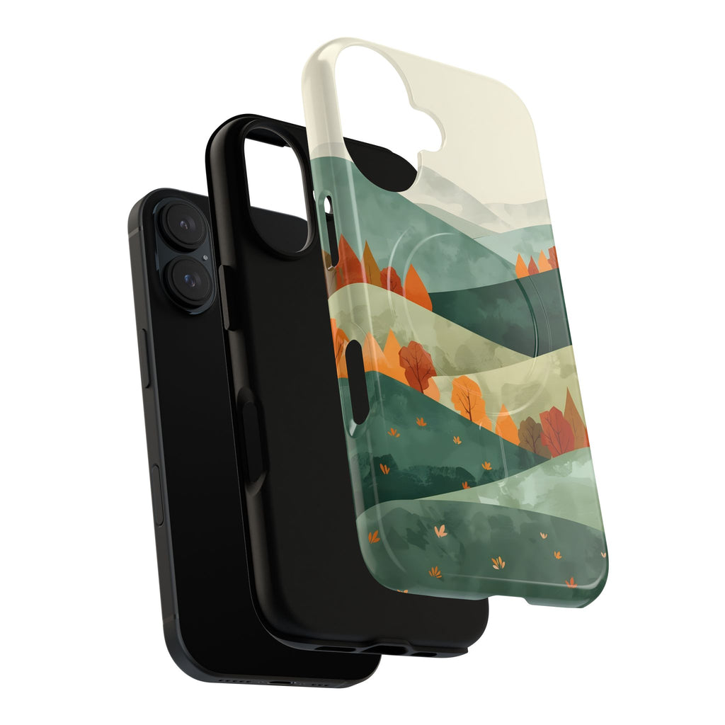 Nature-Inspired Tough Magnetic Cases