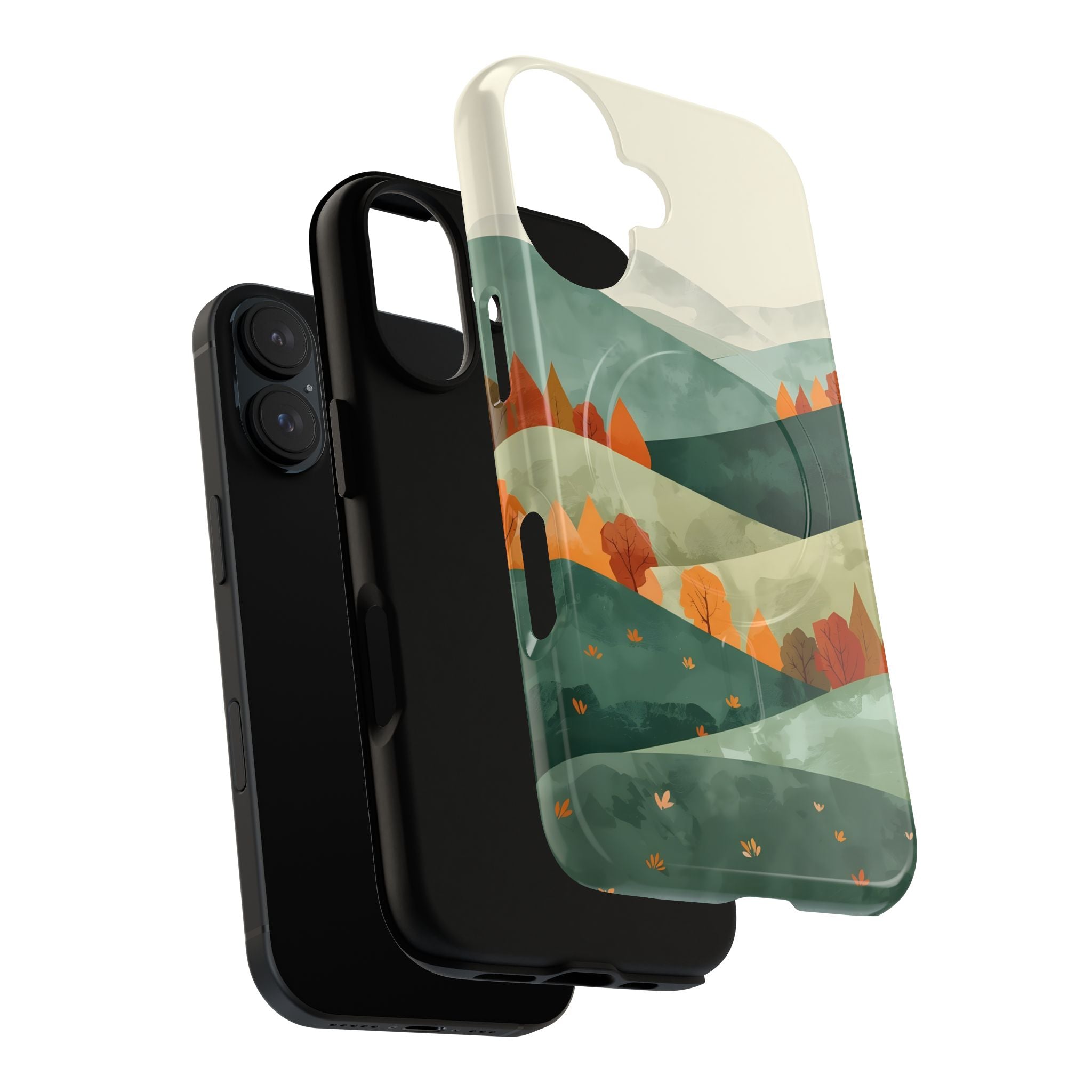 Nature-Inspired Tough Magnetic Cases