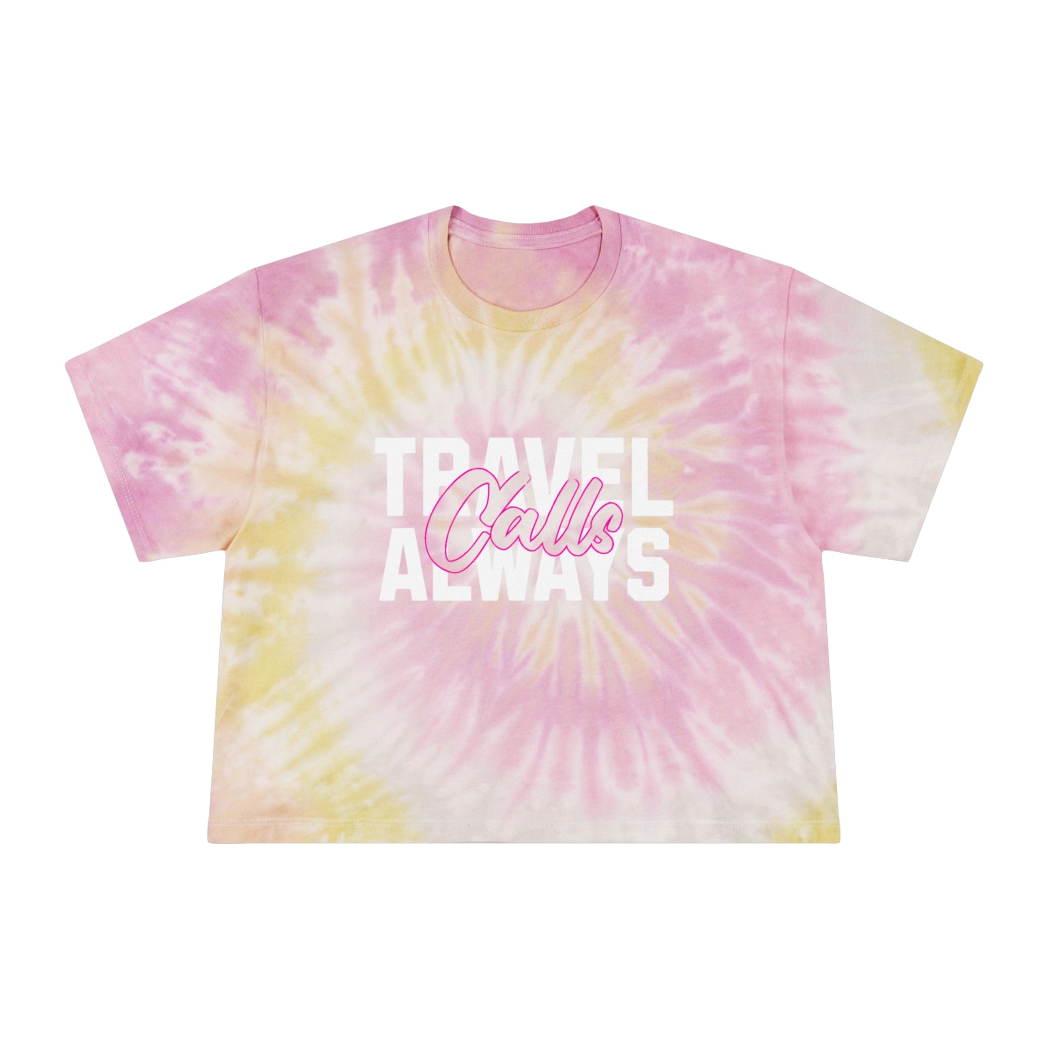 Women's Tie-Dye Crop Tee - Relaxed Vibe for Summer