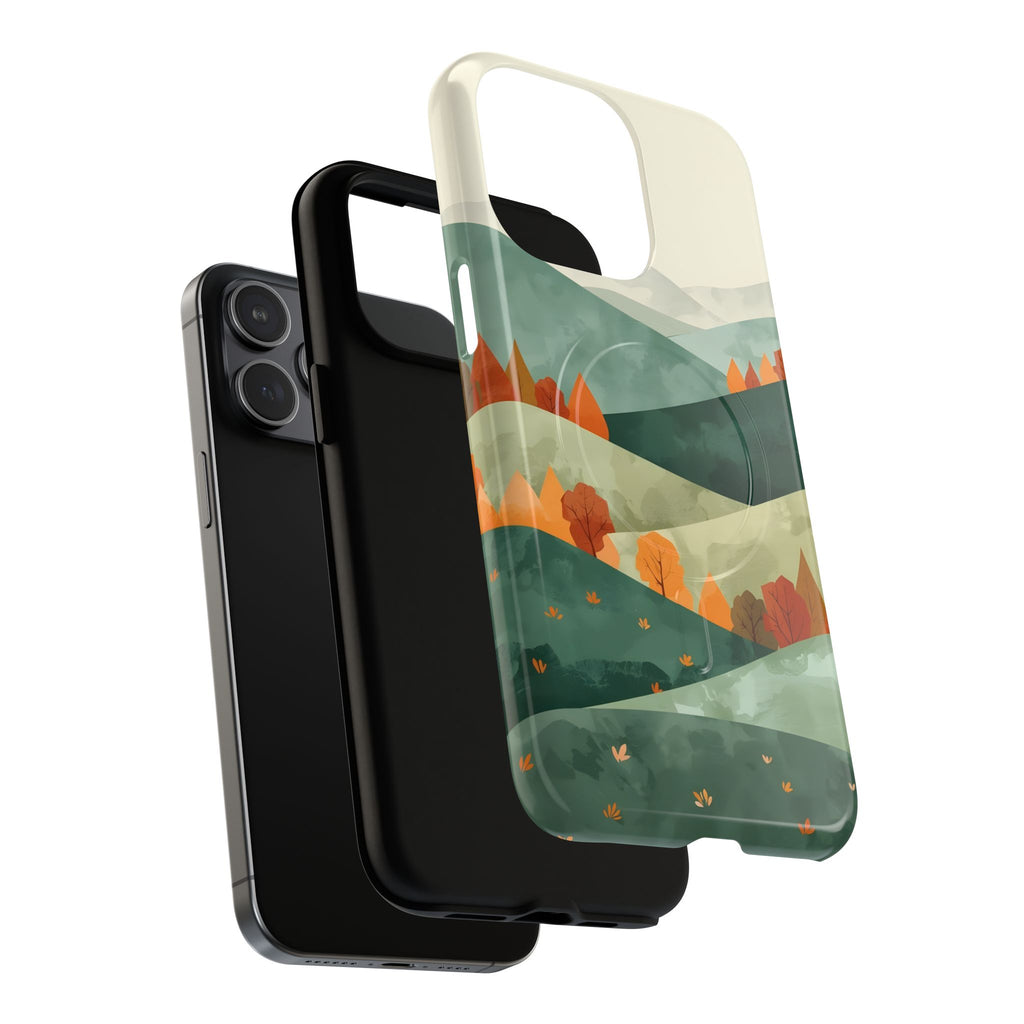 Nature-Inspired Tough Magnetic Cases