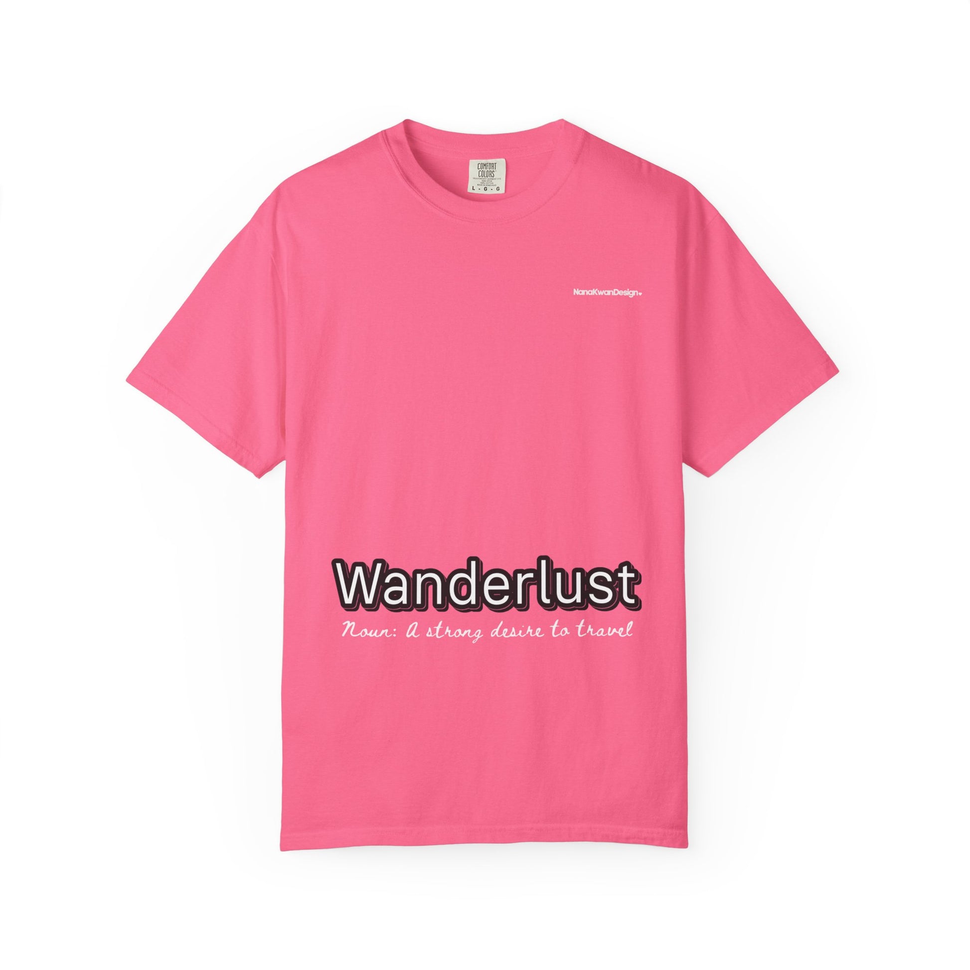 Wanderlust Graphic T-shirt - Summer Colors