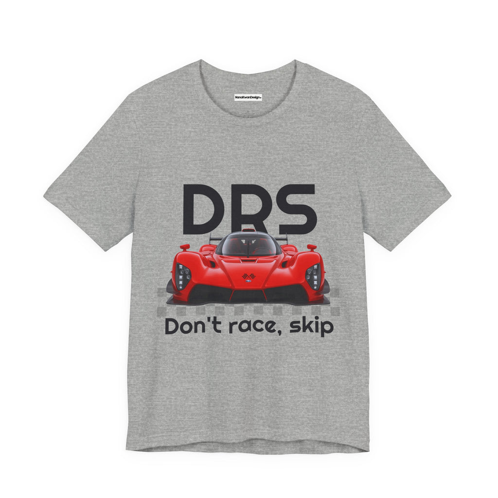Racing-Inspired Unisex Jersey Tee - Don't Race, Skip
