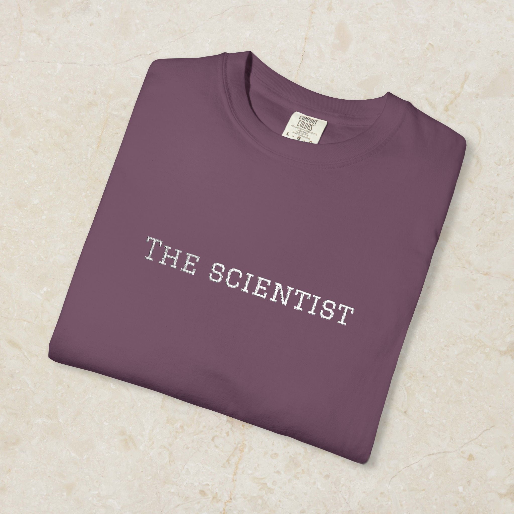 Embroidered Scientist Unisex T-Shirt
