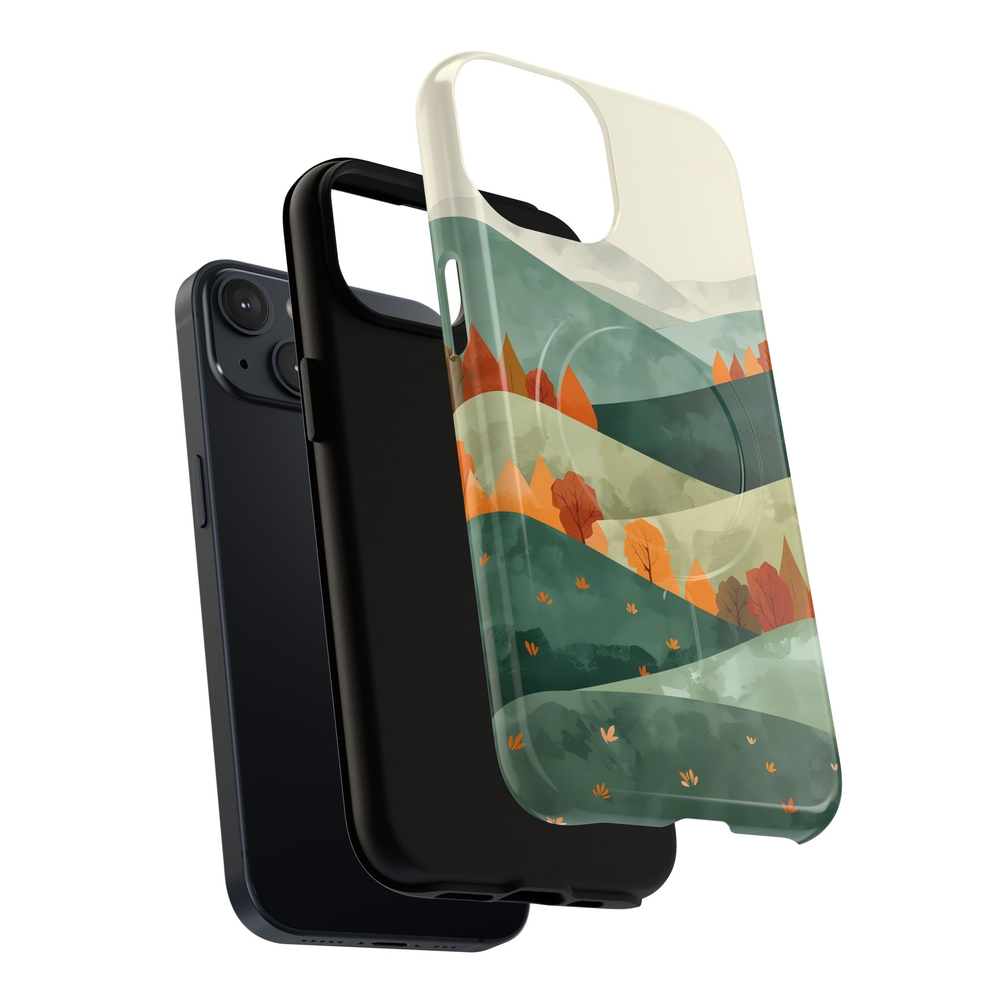 Nature-Inspired Tough Magnetic Cases