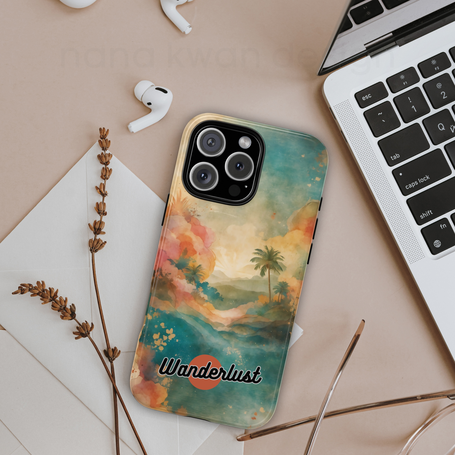 Tropical Earth View Wanderlust Tough Phone Case
