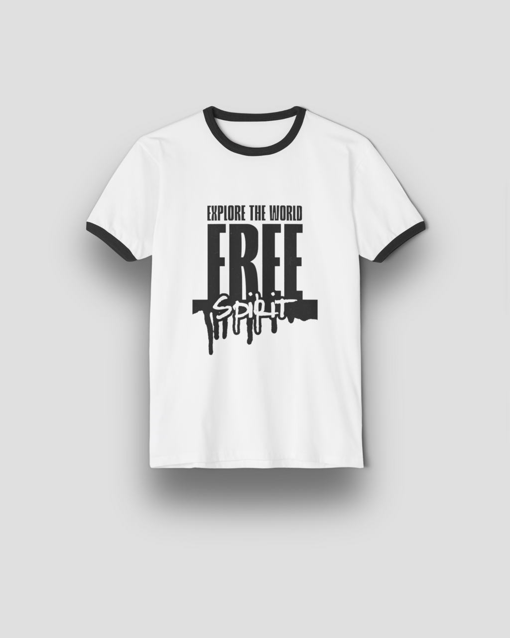 Free Spirit Cotton Ringer T-Shirt