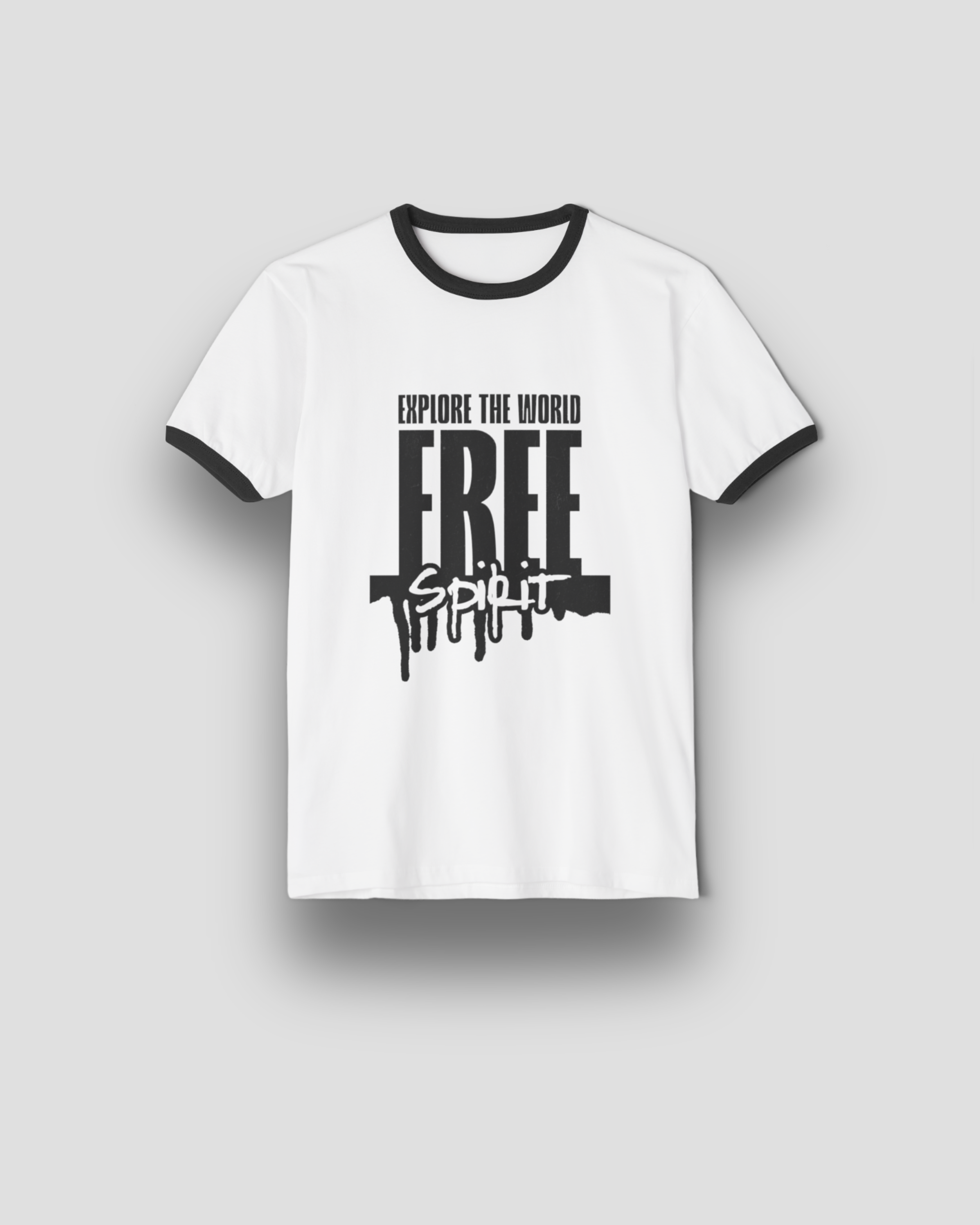 Free Spirit Cotton Ringer T-Shirt