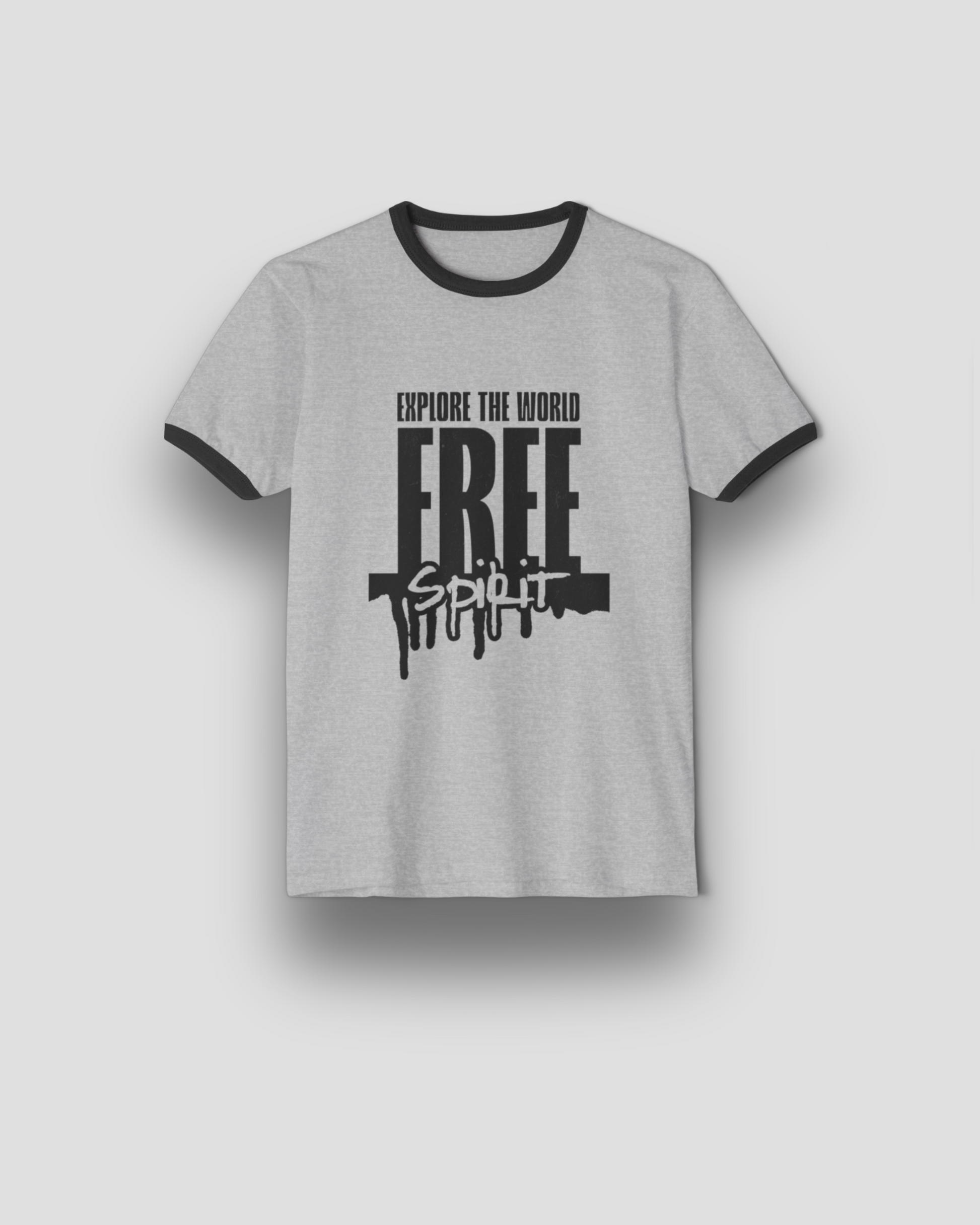 Free Spirit Cotton Ringer T-Shirt