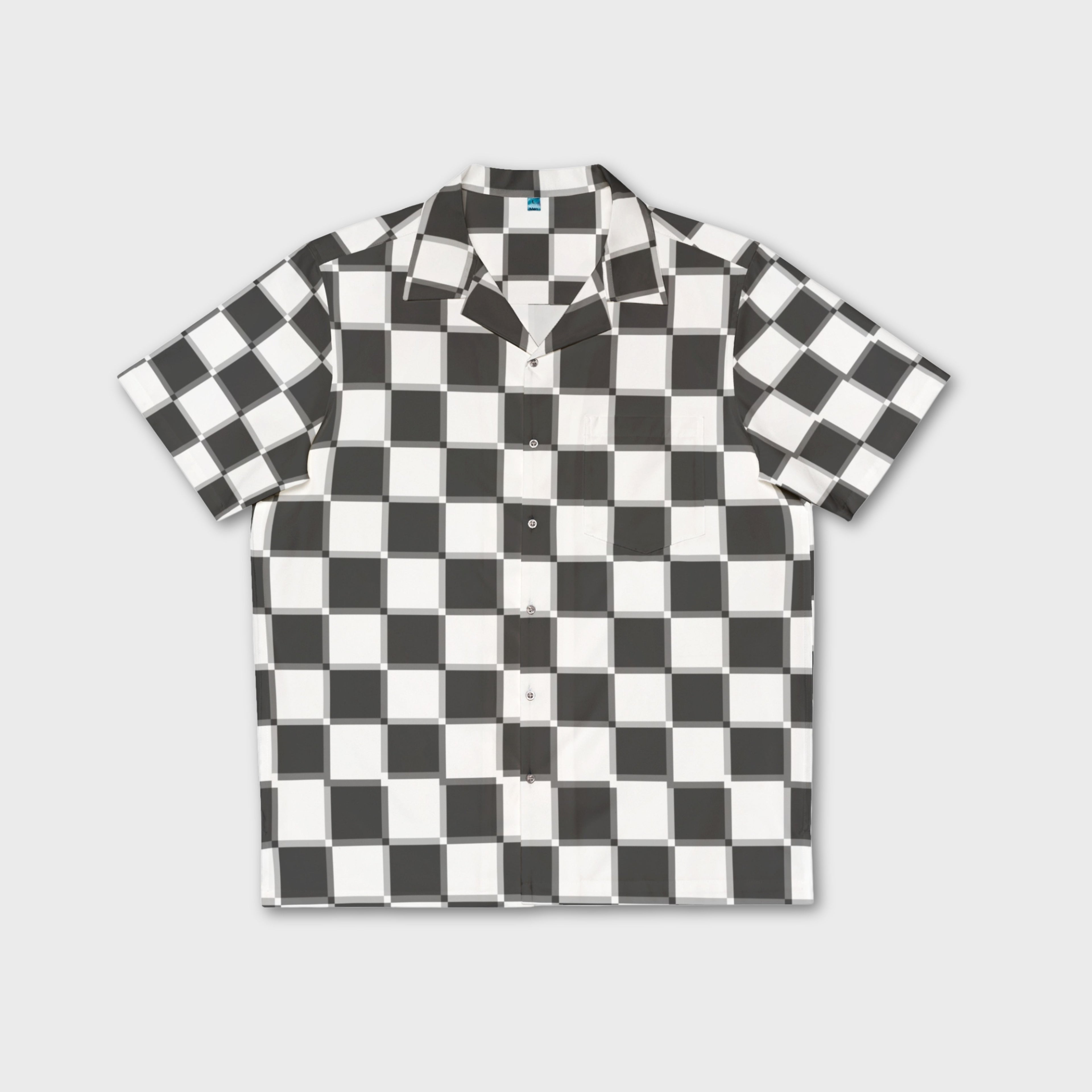 Checkerboard Hawaiian Shirt