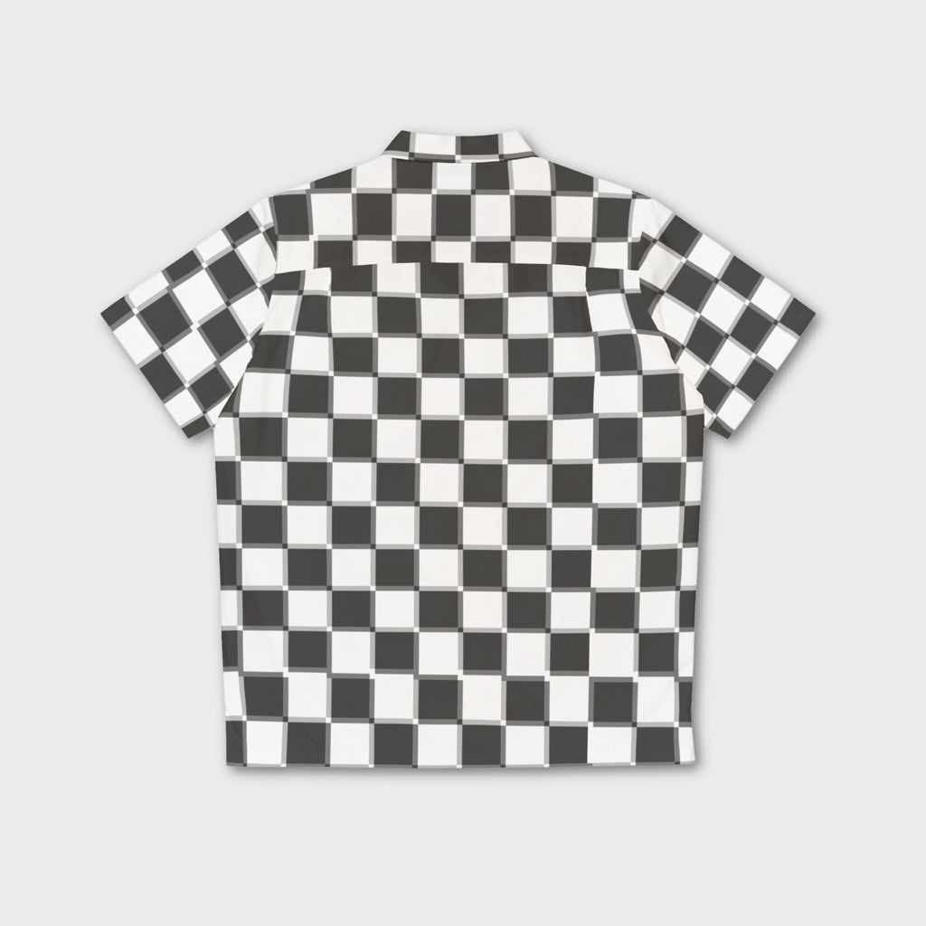 Checkerboard Hawaiian Shirt
