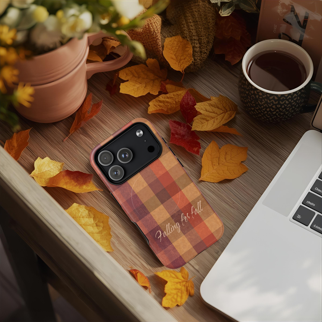 Plaid Tough Magnetic iPhone 7 Case